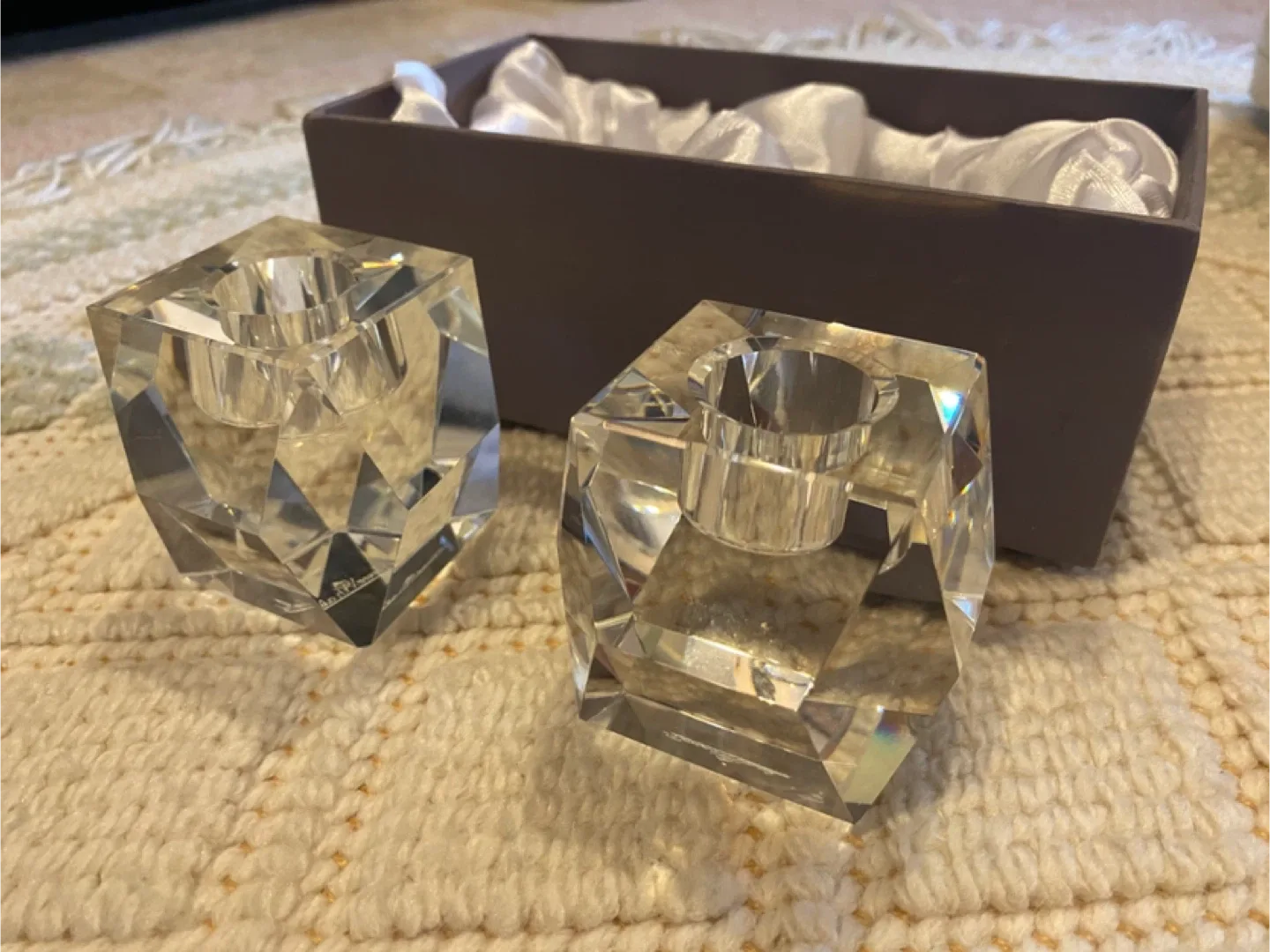 Rosenthal Crystal Candlestick Set image indicator(2)