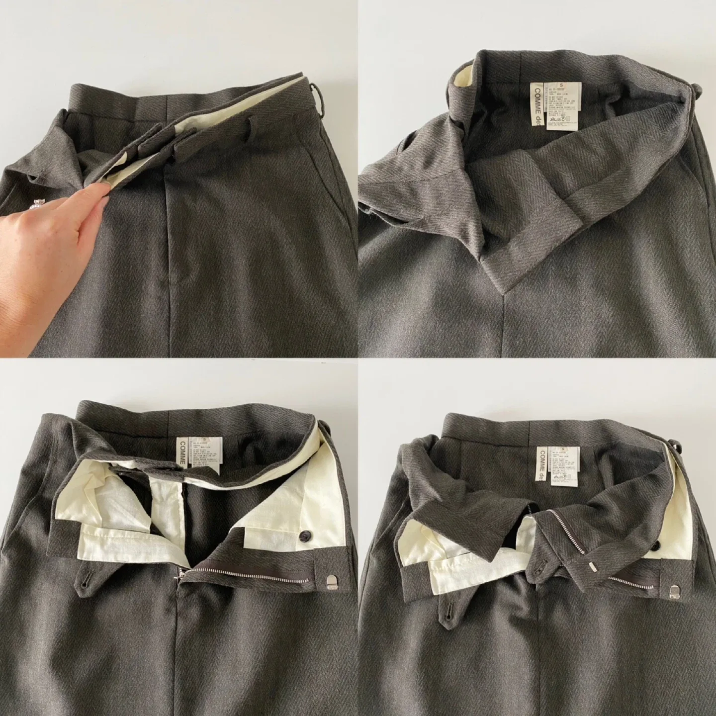 I 90's Comme des Garçons Wool Two-Piece Suit image indicator(9)
