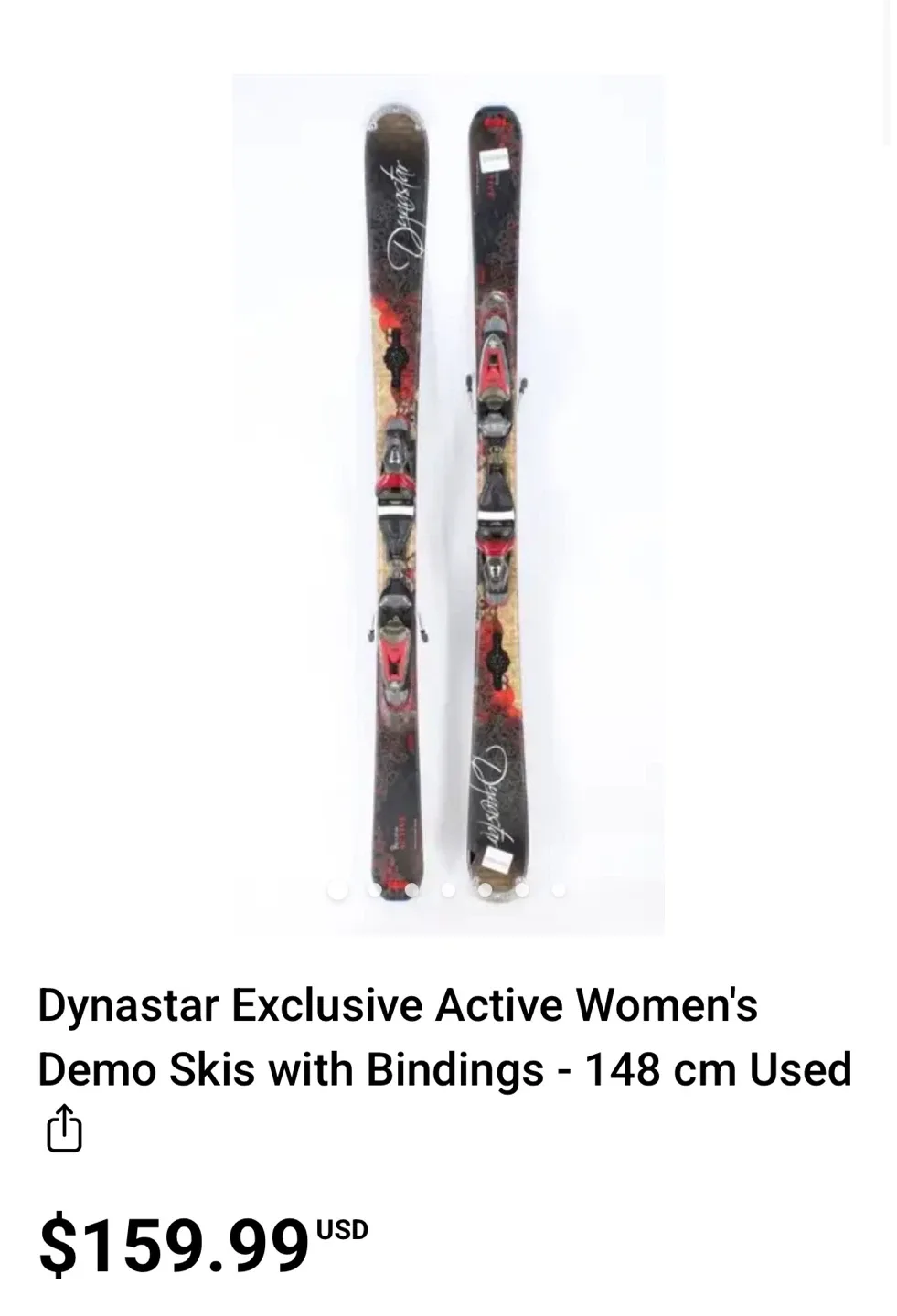 Dynastar Exclusive Active Women's Skis 148cm