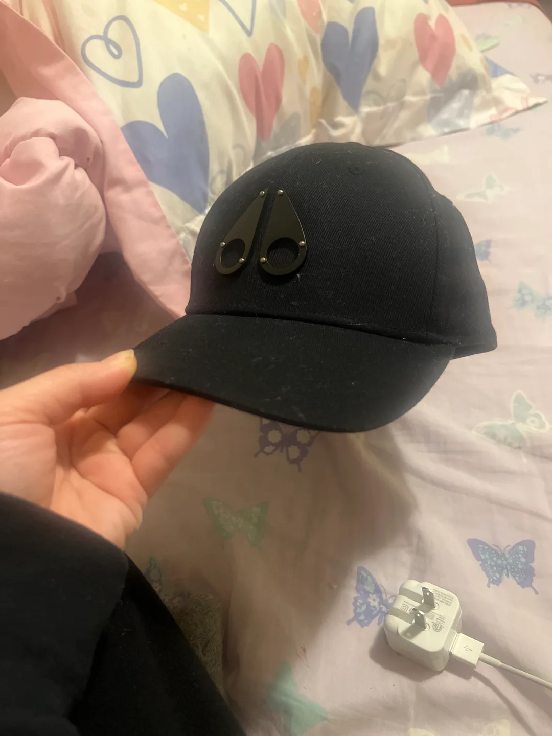 Moose Knuckles Black Baseball Cap image indicator(2)