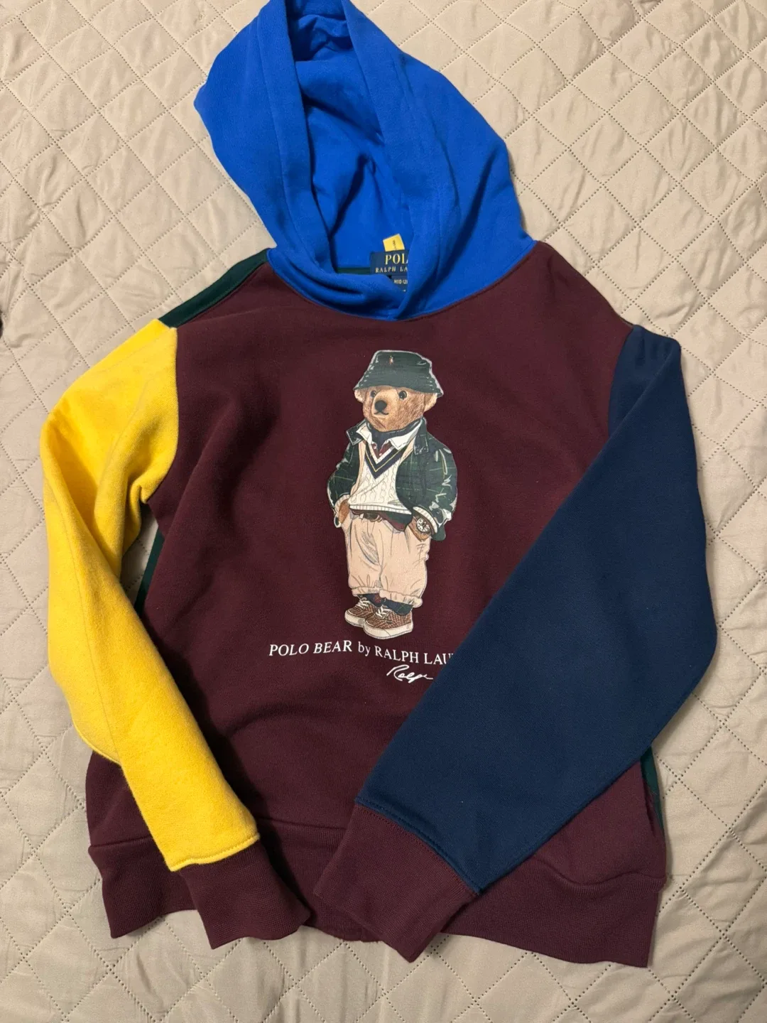 Polo Ralph Lauren Polo Bear Colour Block Hoodie