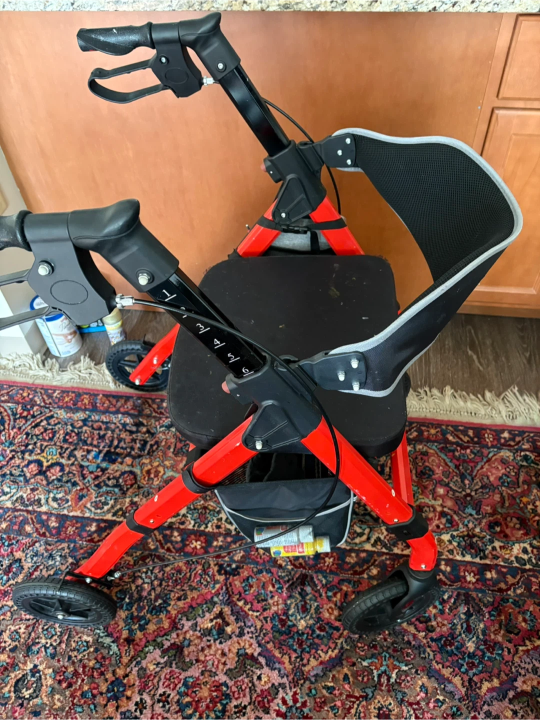 Sturdy Rollator Walker w/ 8” Wheels - photo 2