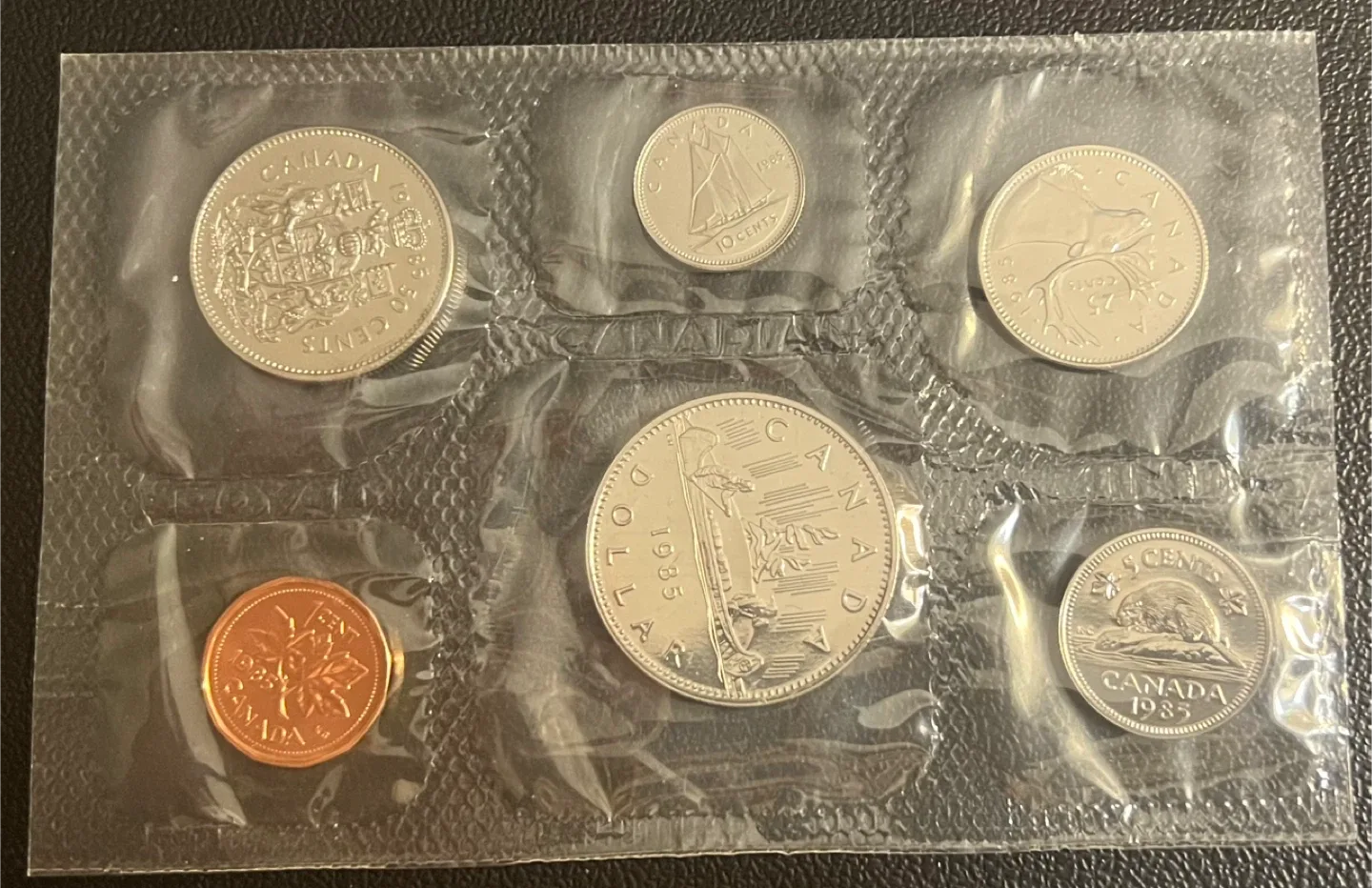 1985 Canadian Uncirculated Coin Set