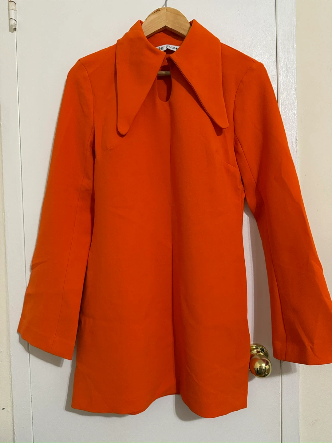 Zara Orange Mini Dress - photo 2