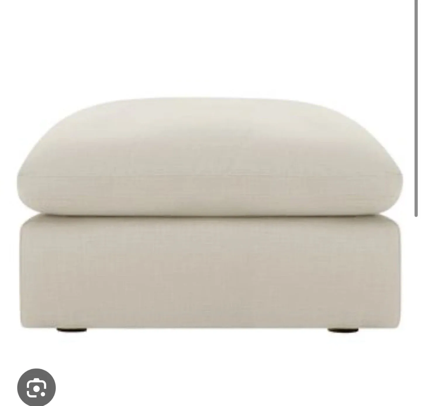 Beige Ottoman
