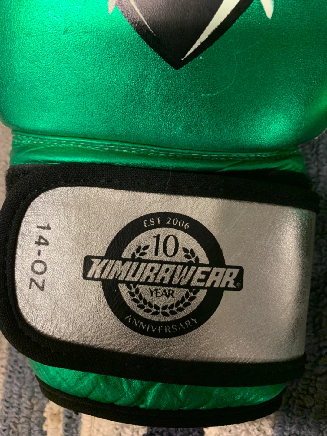 Timurwear Green Boxing Gloves 14 oz - photo 2