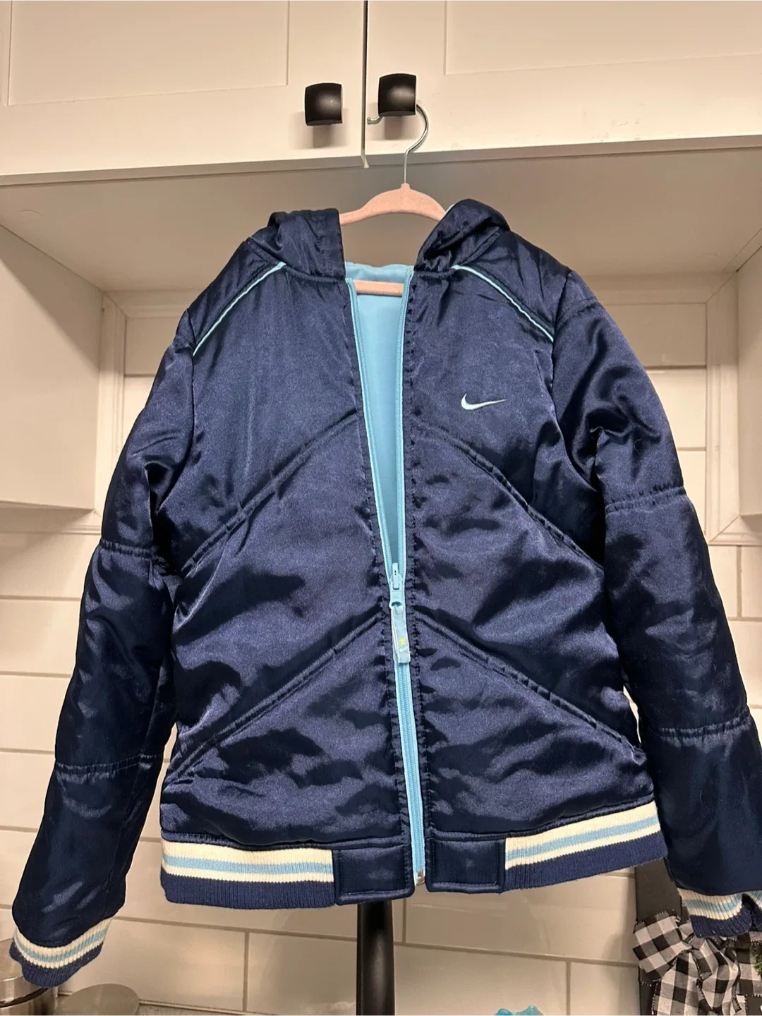 Nike Reversible Puffer Jacket - Blue