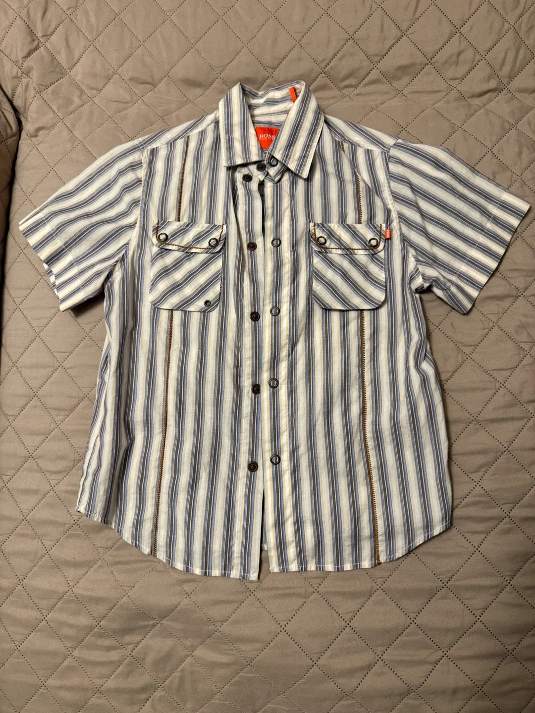 Boy’s Boss Orange Label short sleeve shirt-size 6