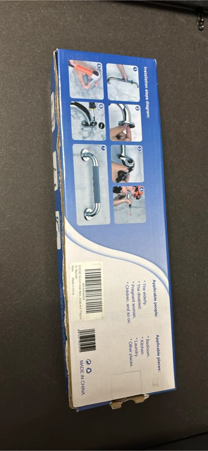 NEW High END OPOVE 12-inch Anti-Slip Stainless Steel Grab Bar image indicator(4)