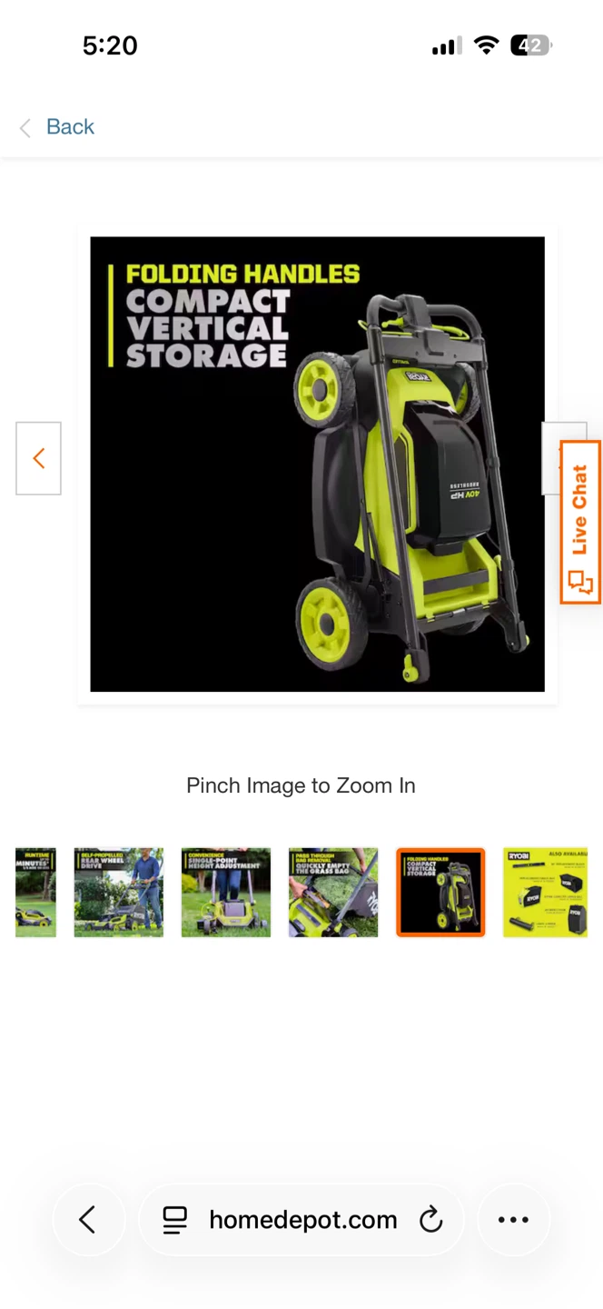 Ryobi 40v HP brushless mower 8 cu. ft. Dual-Wheel Wheelbarrow - photo 3
