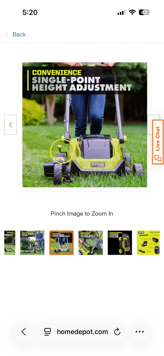 Ryobi 40v HP brushless mower 8 cu. ft. Dual-Wheel Wheelbarrow - photo 5