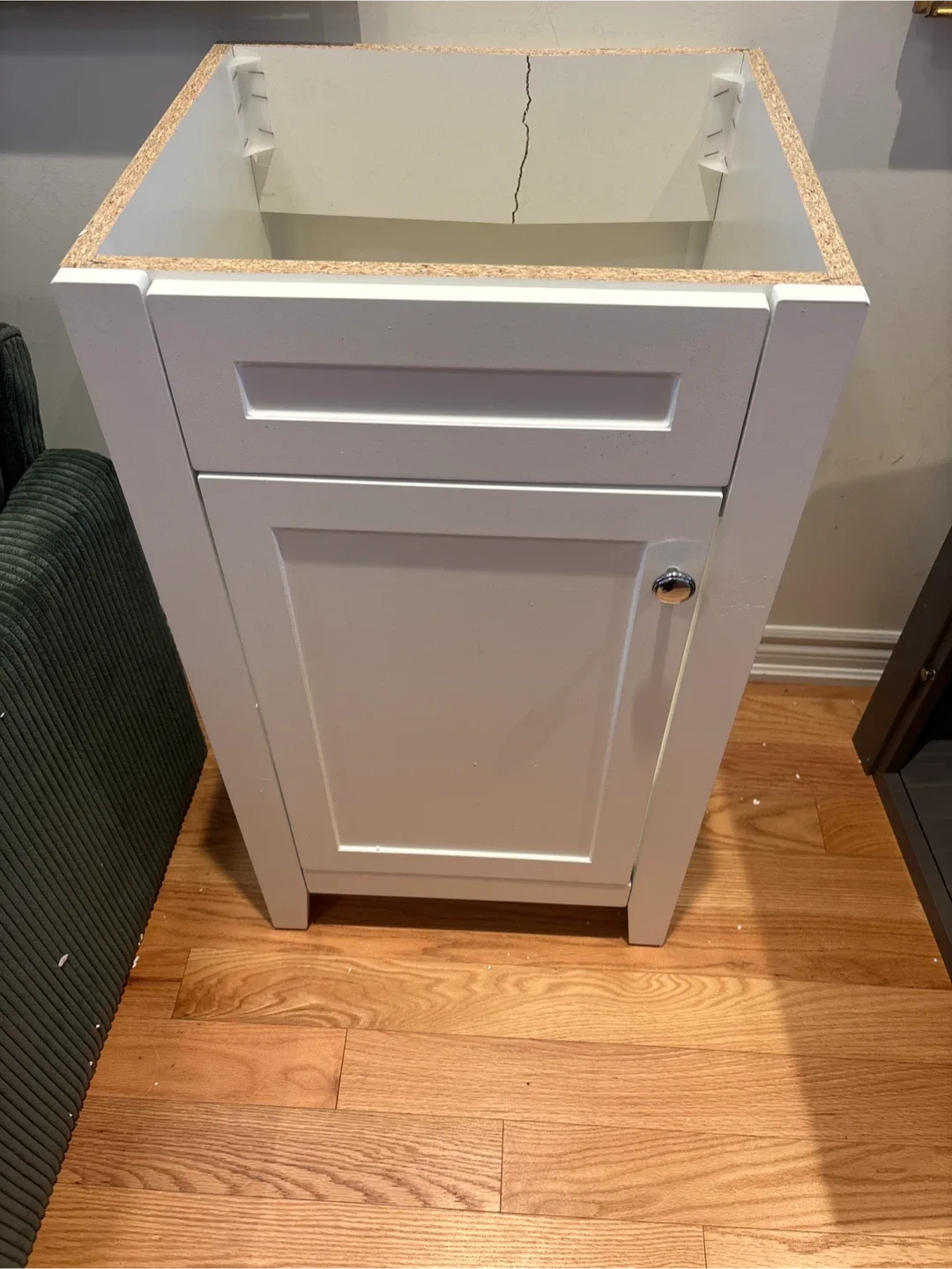 White Bathroom Vanity Cabinet ONLY image indicator(2)