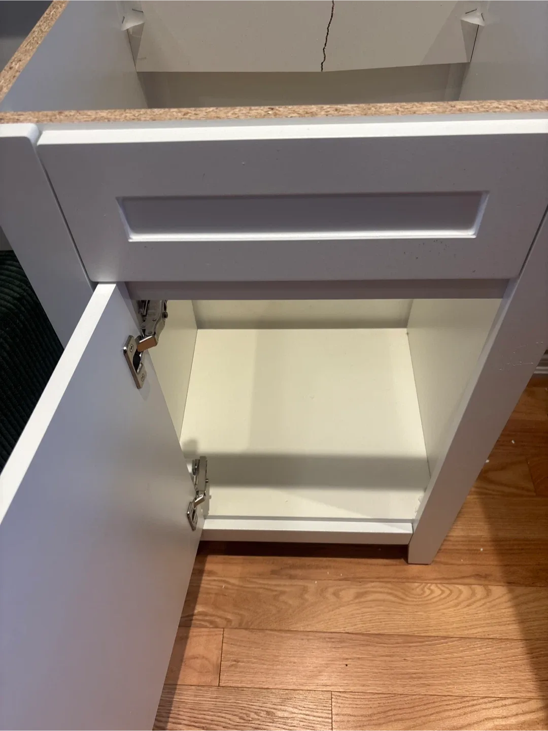 White Bathroom Vanity Cabinet ONLY image indicator(4)