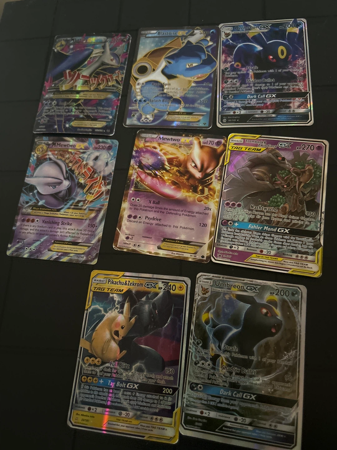 70 Pokemon cards all gx