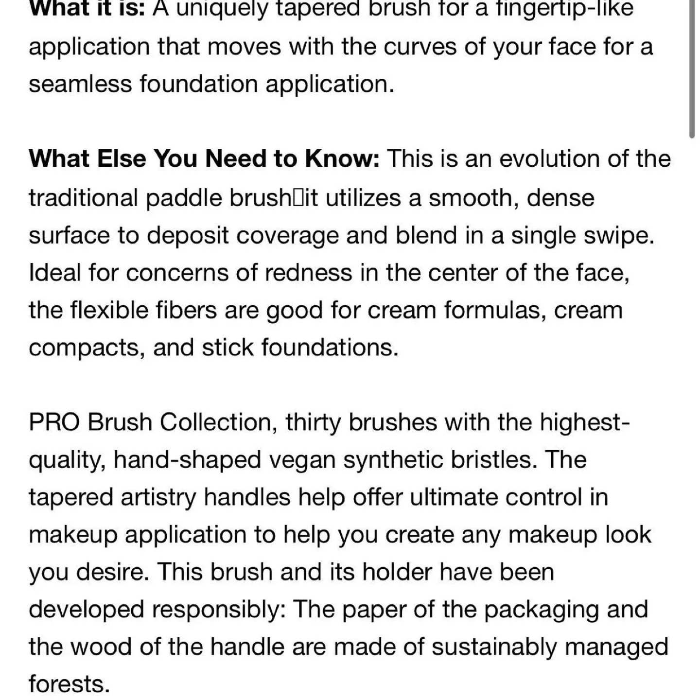 Sephora PRO Foundation Brush #47 #cleanout image indicator(5)