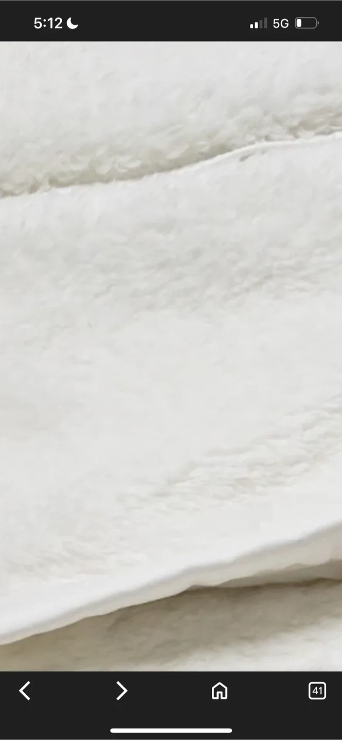 New White Shag Area Rug 9X12 Feet image indicator(4)