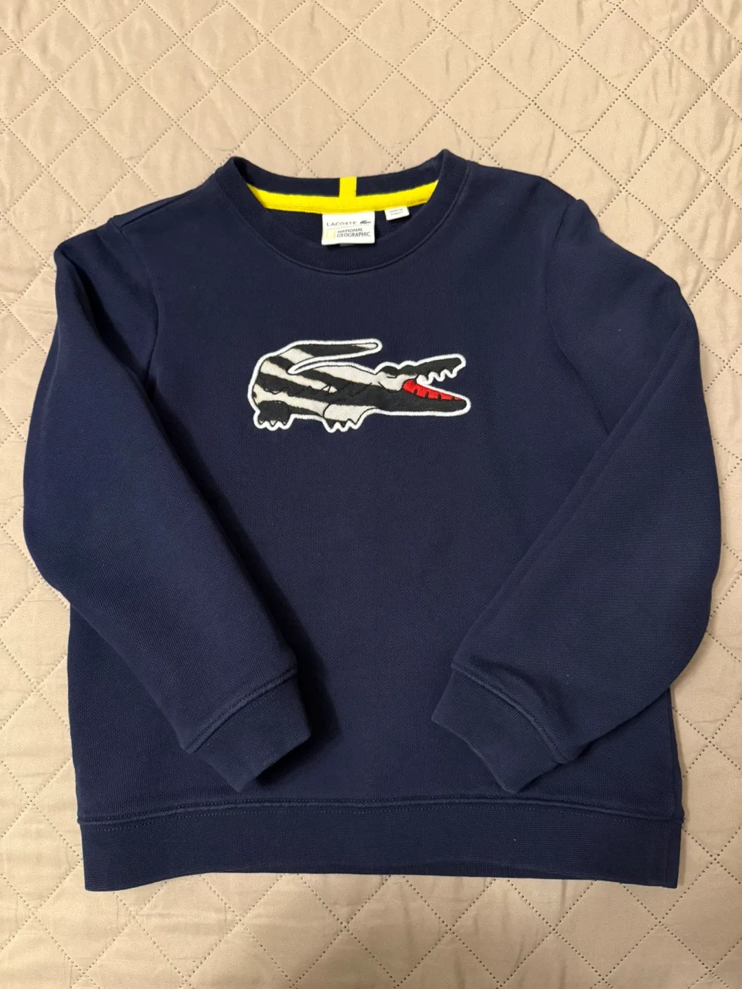 Boy’s Lacoste National Geographic Sweatshirt-size 8