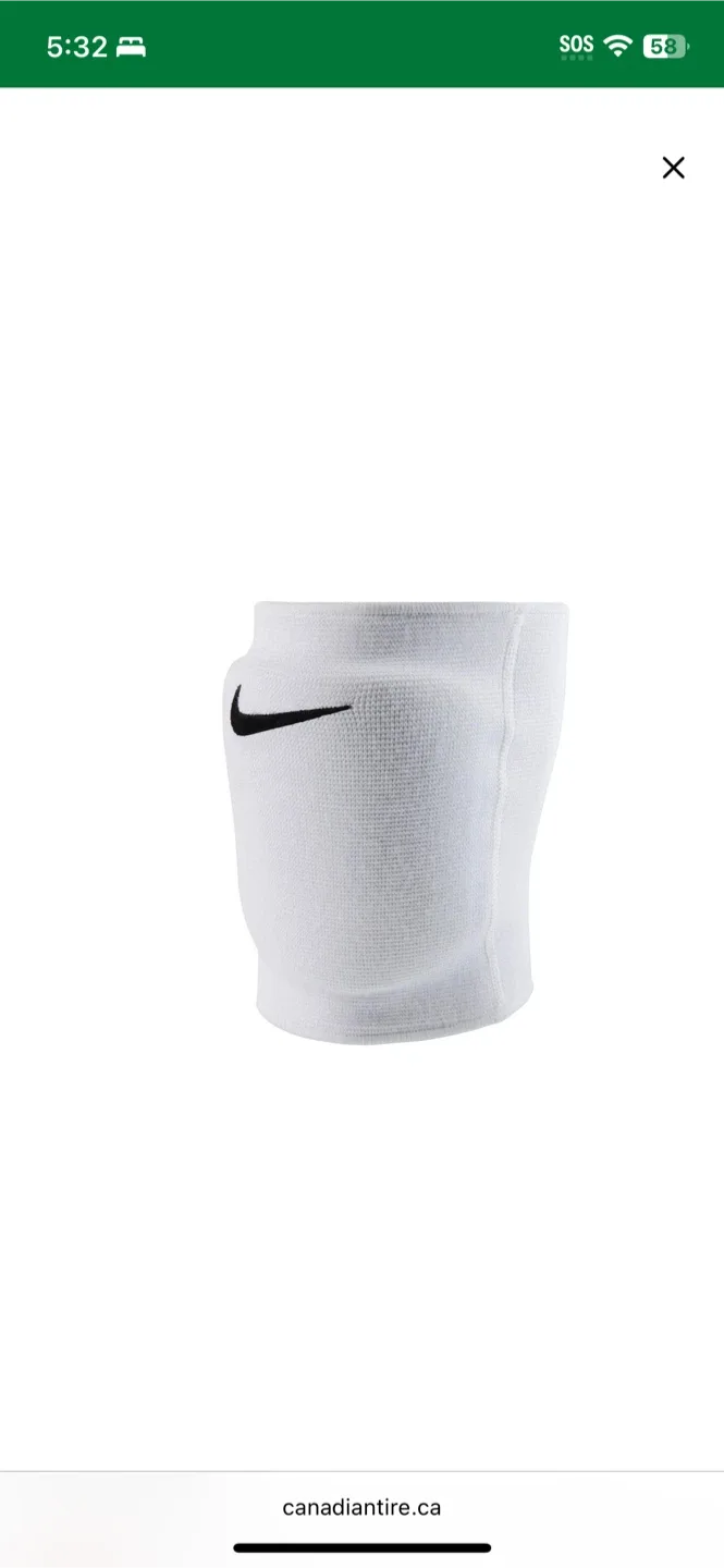 Nike Knee Pads - White
