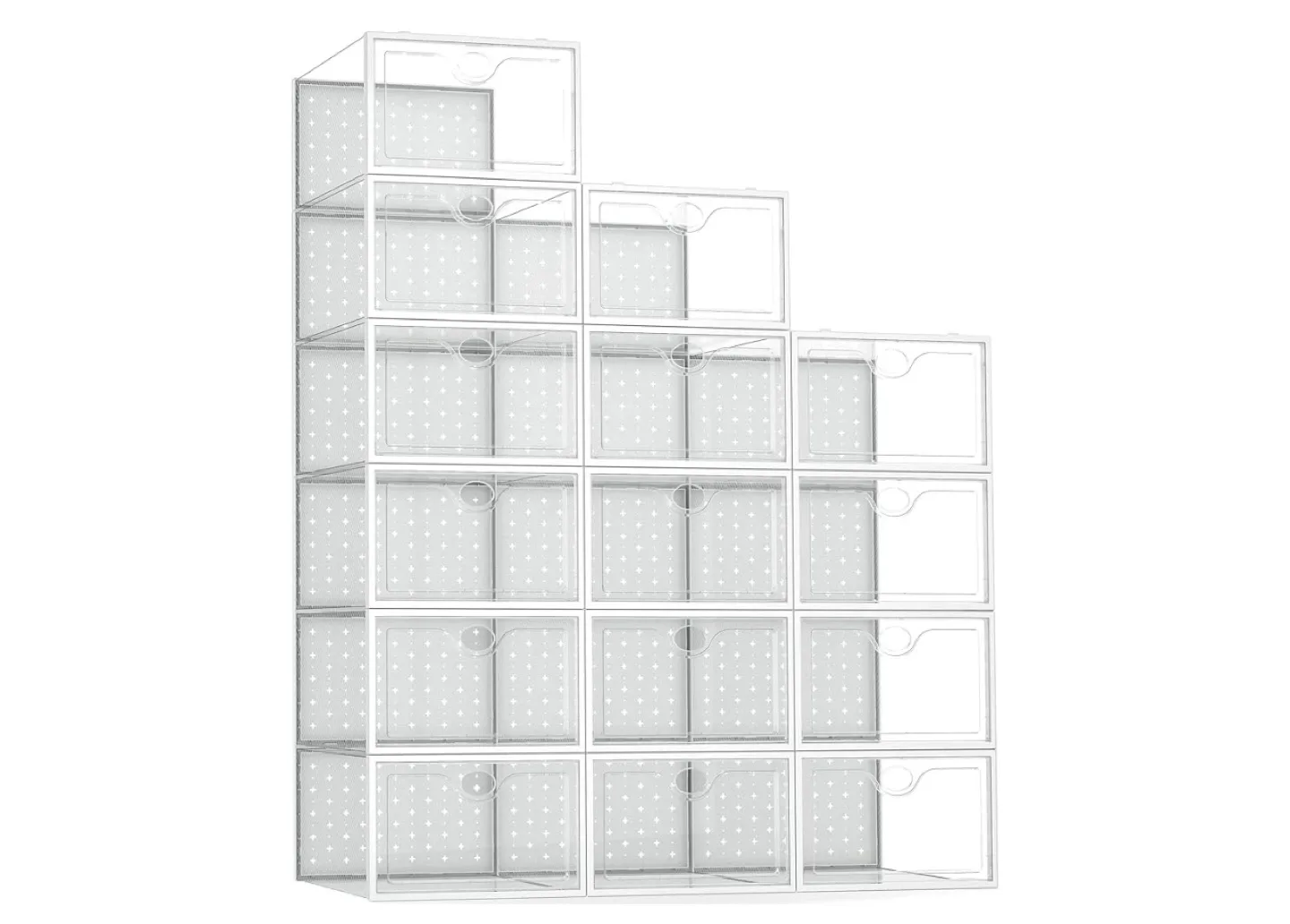 Clear Stackable Shoe Storage Box