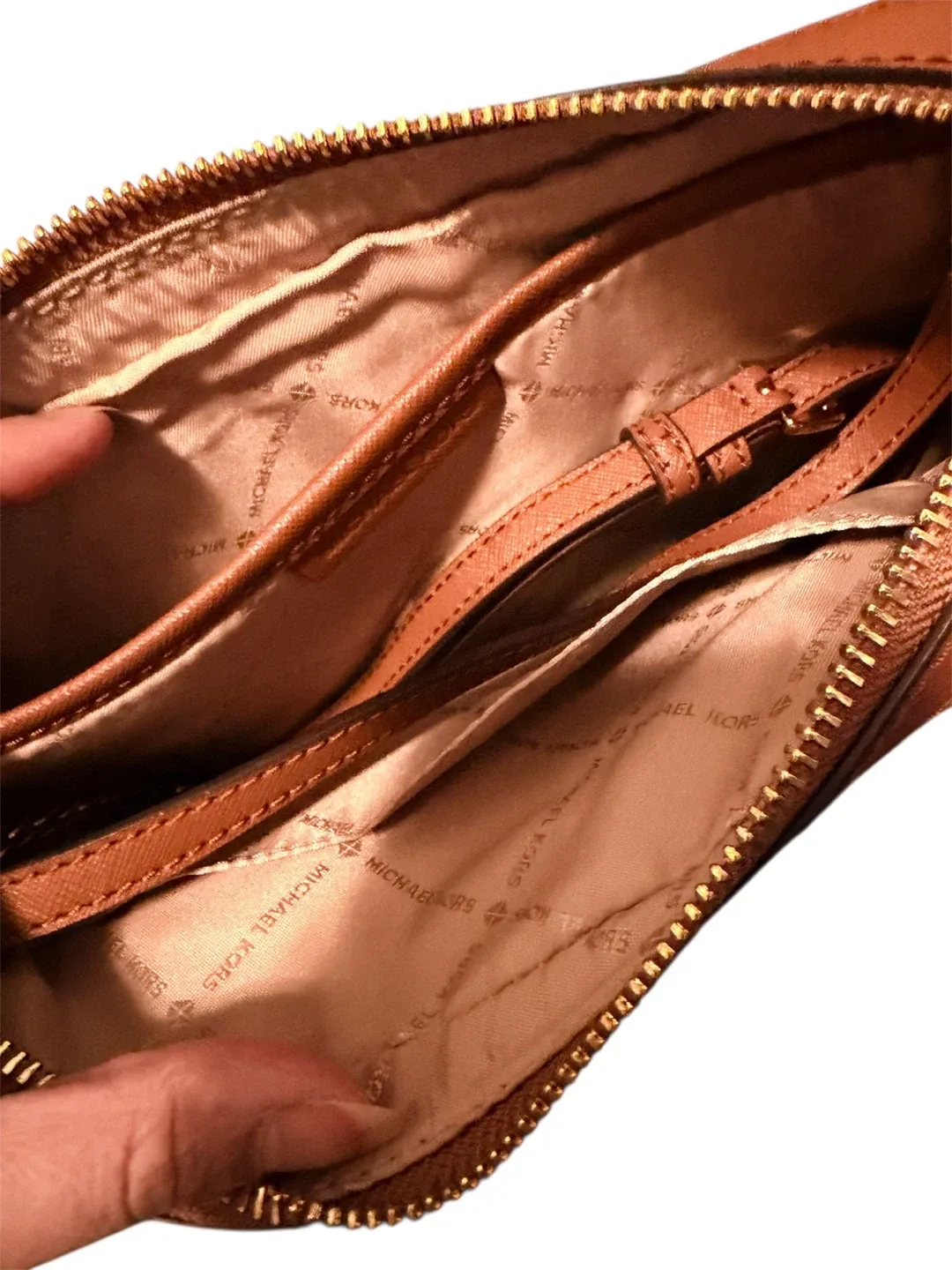 Michael Kors Jet Set Large MK Patterned Crossbody image indicator(5)