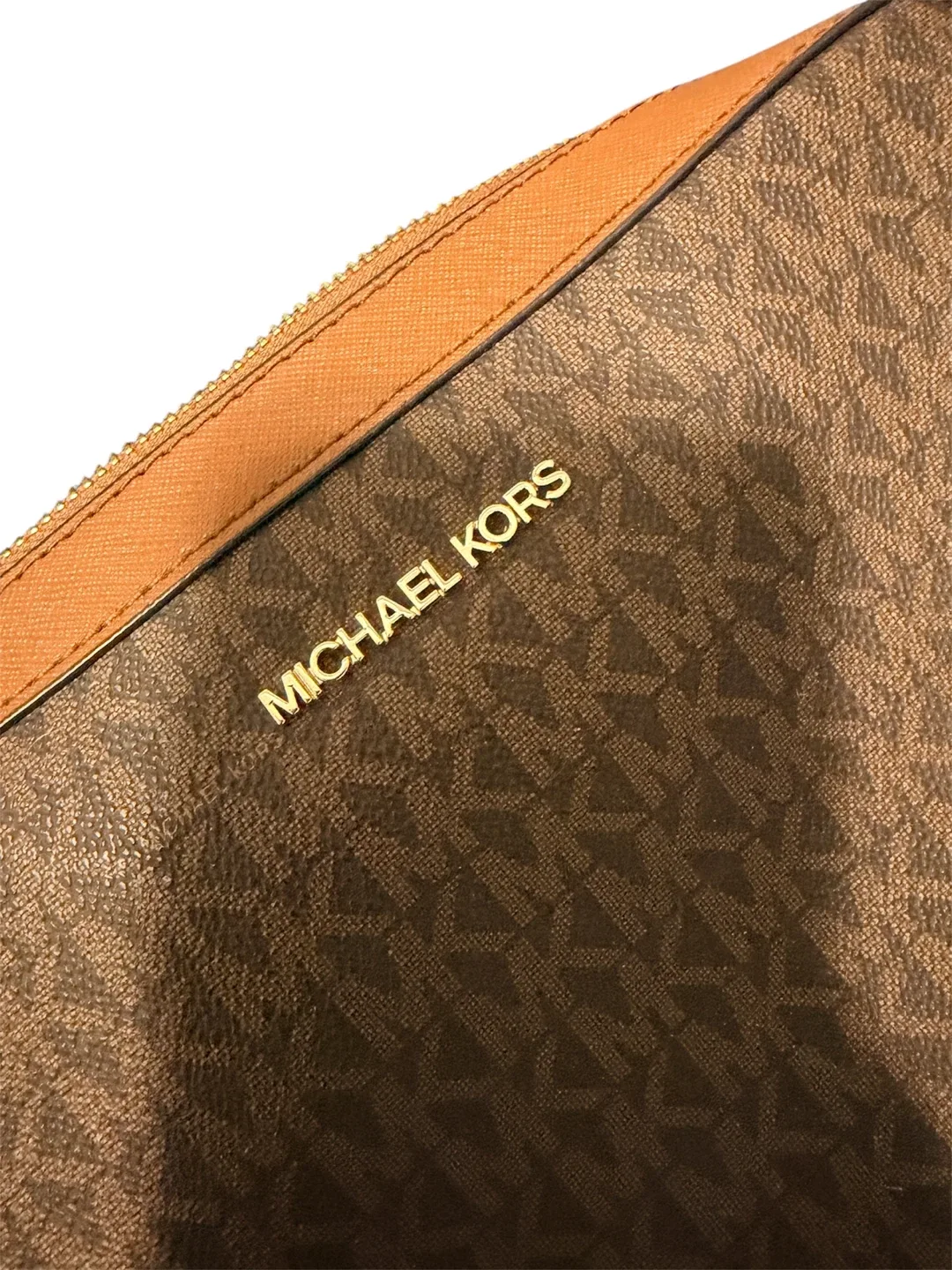Michael Kors Jet Set Large MK Patterned Crossbody image indicator(3)