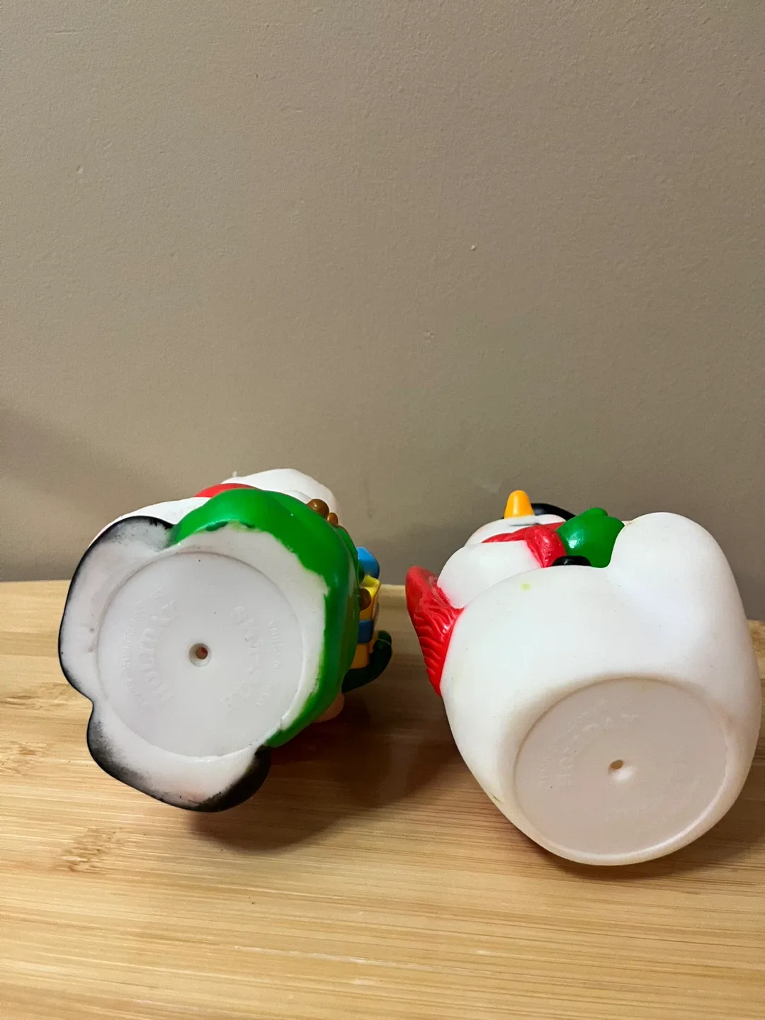 #cleanout- Vintage Santa & Snowman Squeeze Toys image indicator(5)