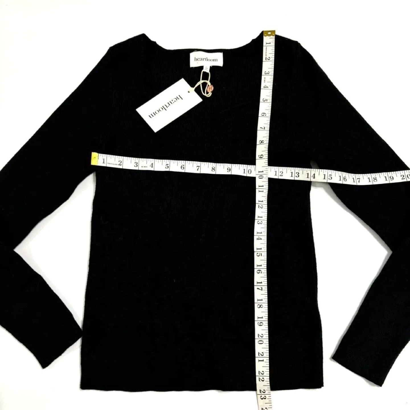 Heartloom Black Knit Top - Size L #cleanout image indicator(5)