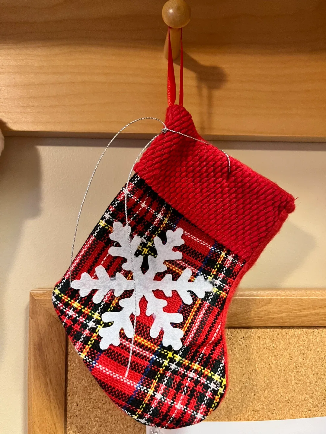 #Cleanout- Christmas Stocking - Red