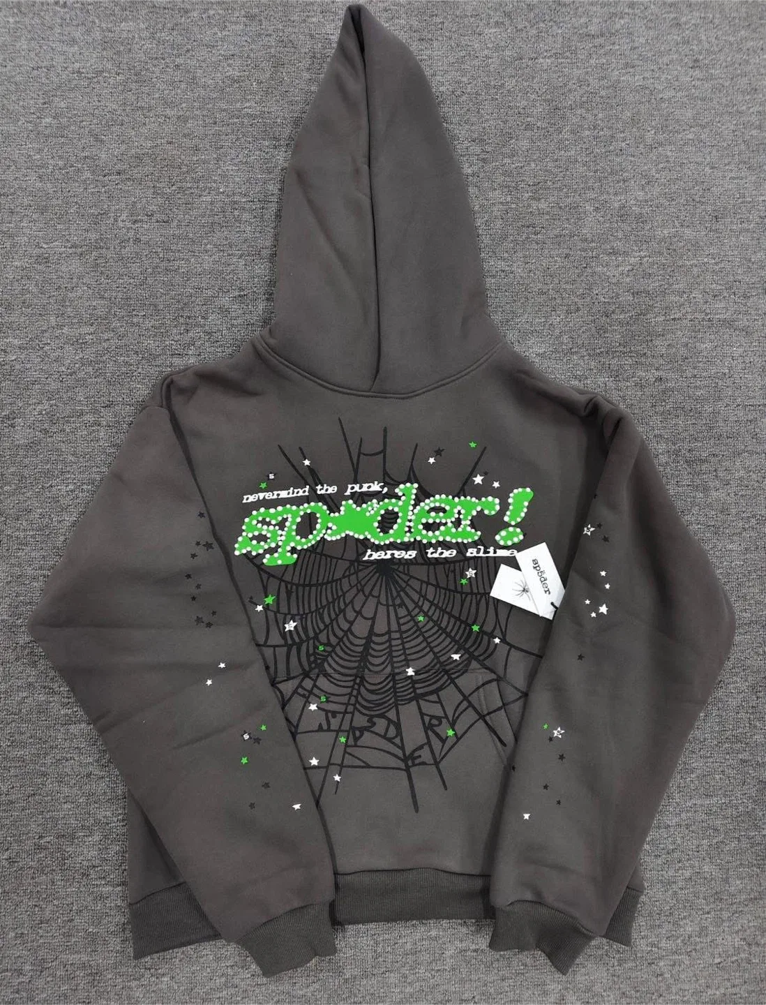 Sp5der black and grey size medium