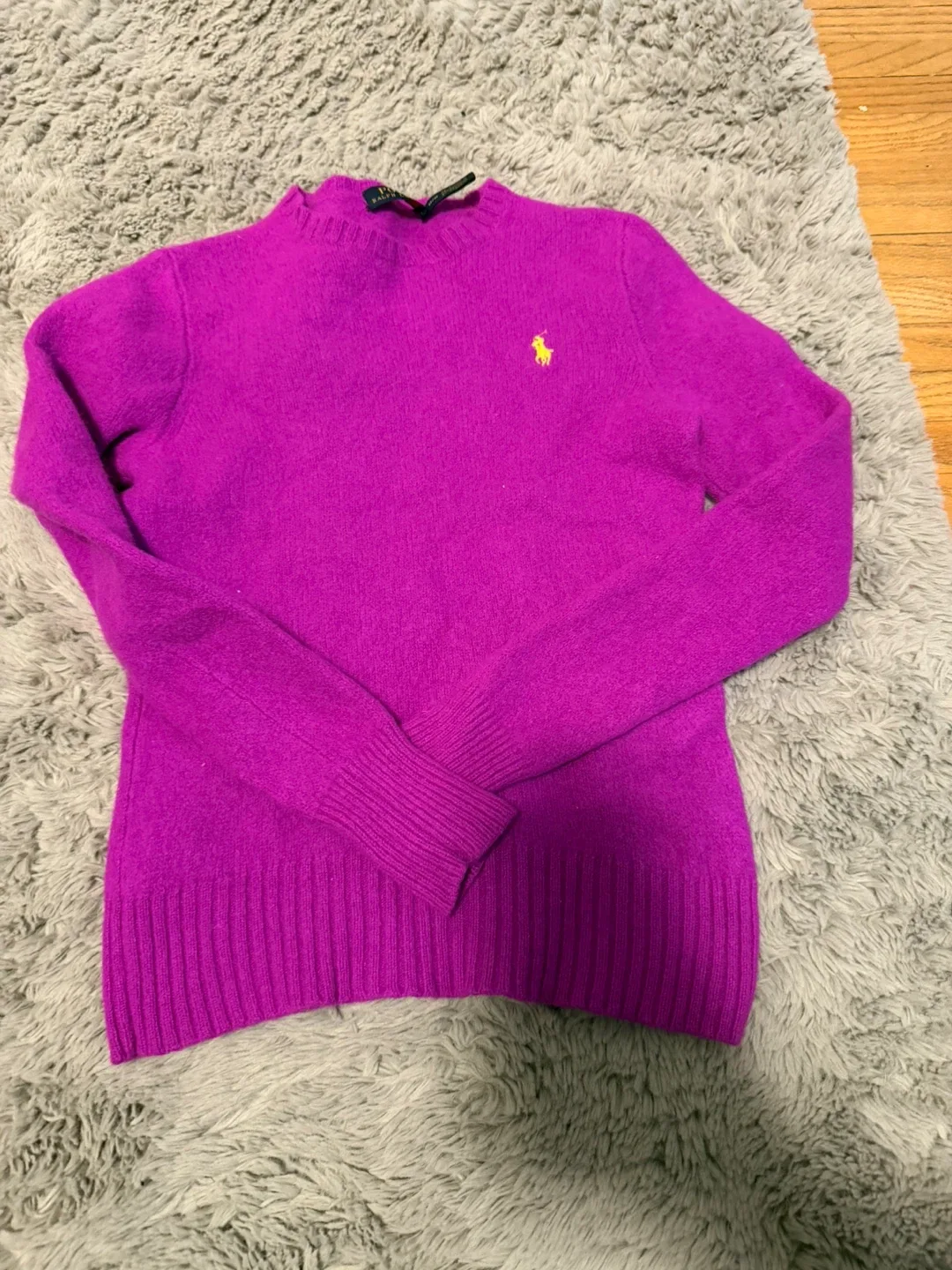 Ralph Lauren Purple Knit Sweater