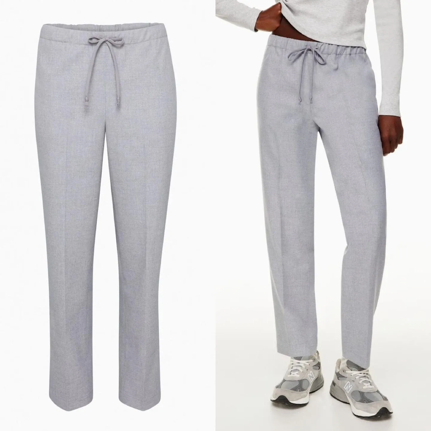 Aritzia Wilfred Free Easy Pants, Size S, Grey #cleanout image indicator(8)