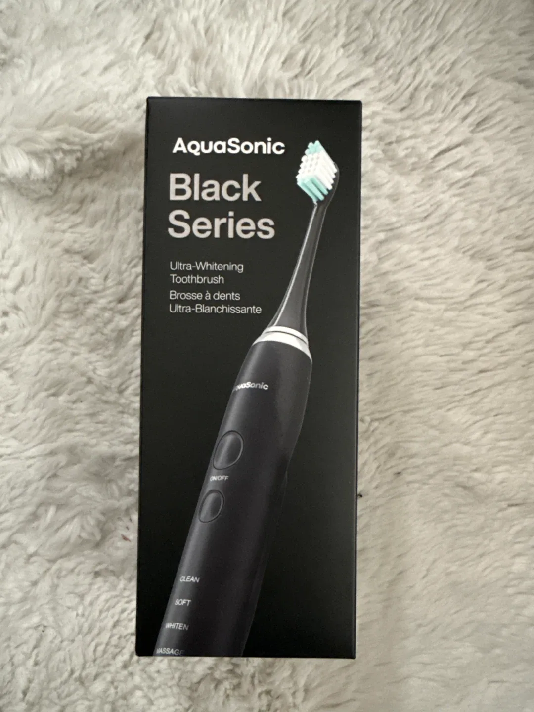 AquaSonic Black Series Ultra-Whitening Toothbrush - New