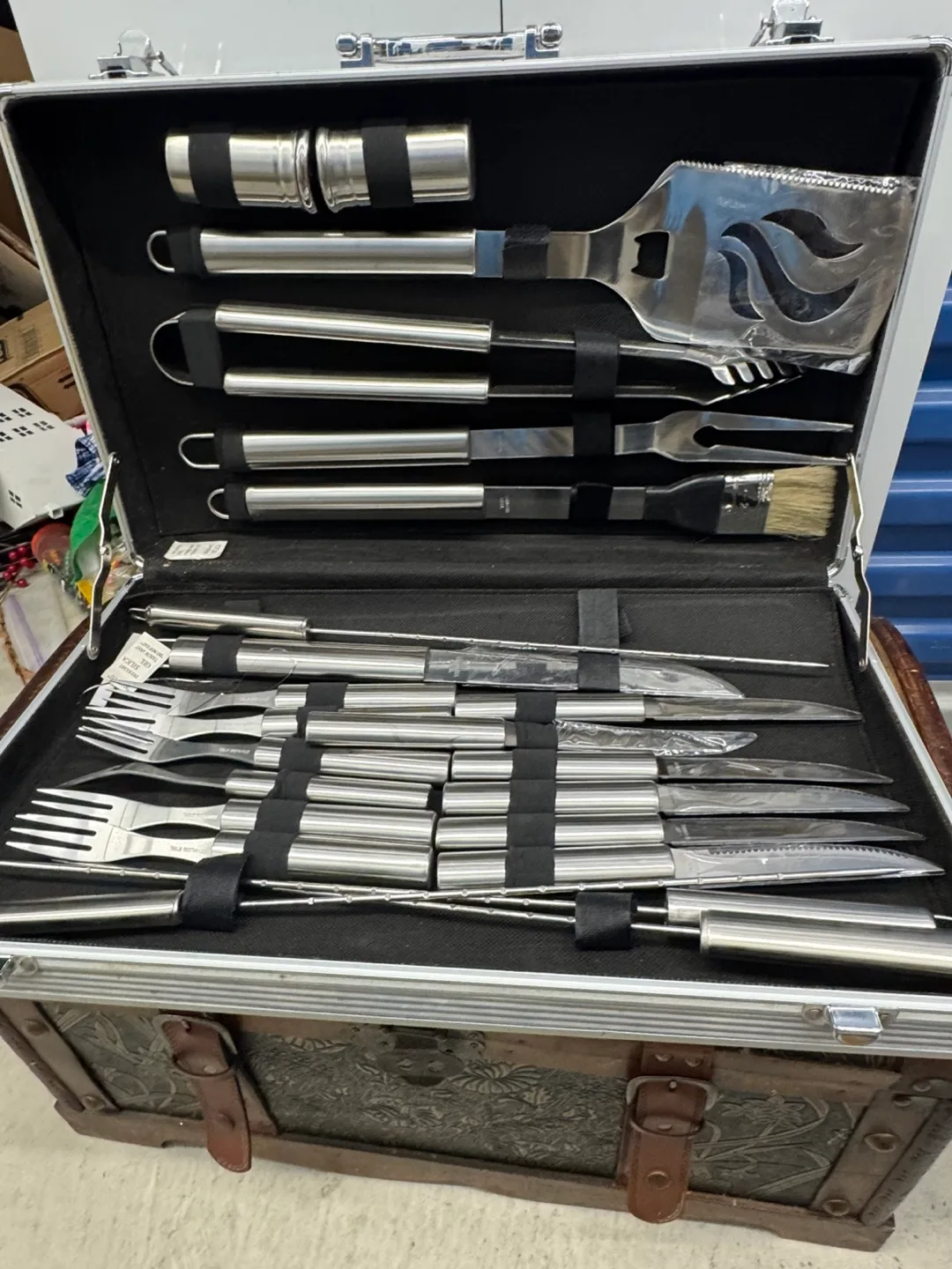 BBQ Grill Tool Set with Case