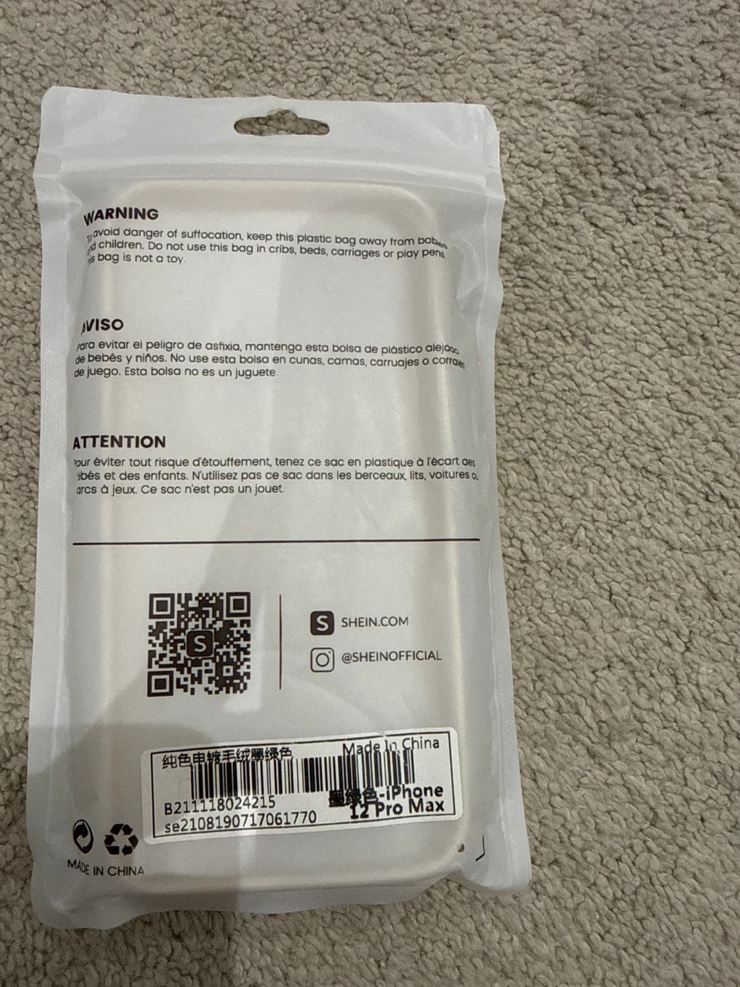 Shein iPhone 12 Pro Max Phone Case - New - photo 2