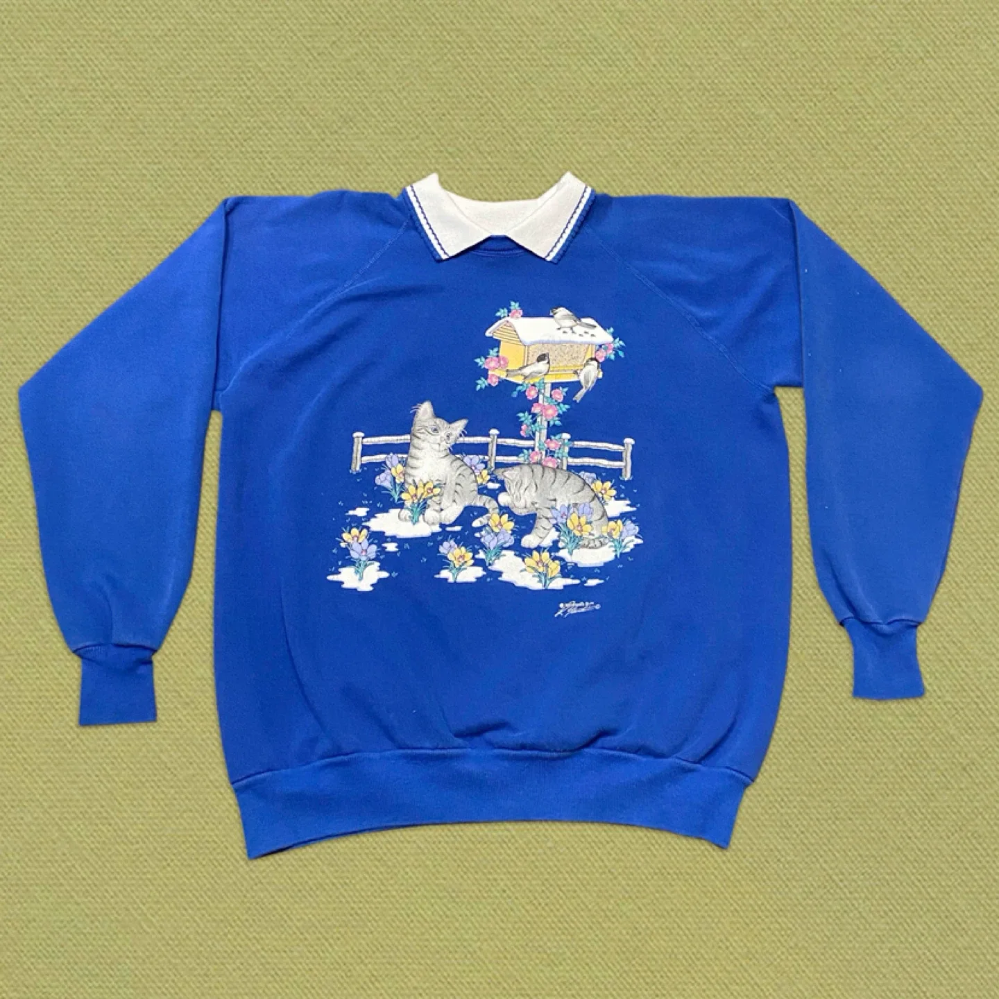 Vintage Kitten Crewneck (large)