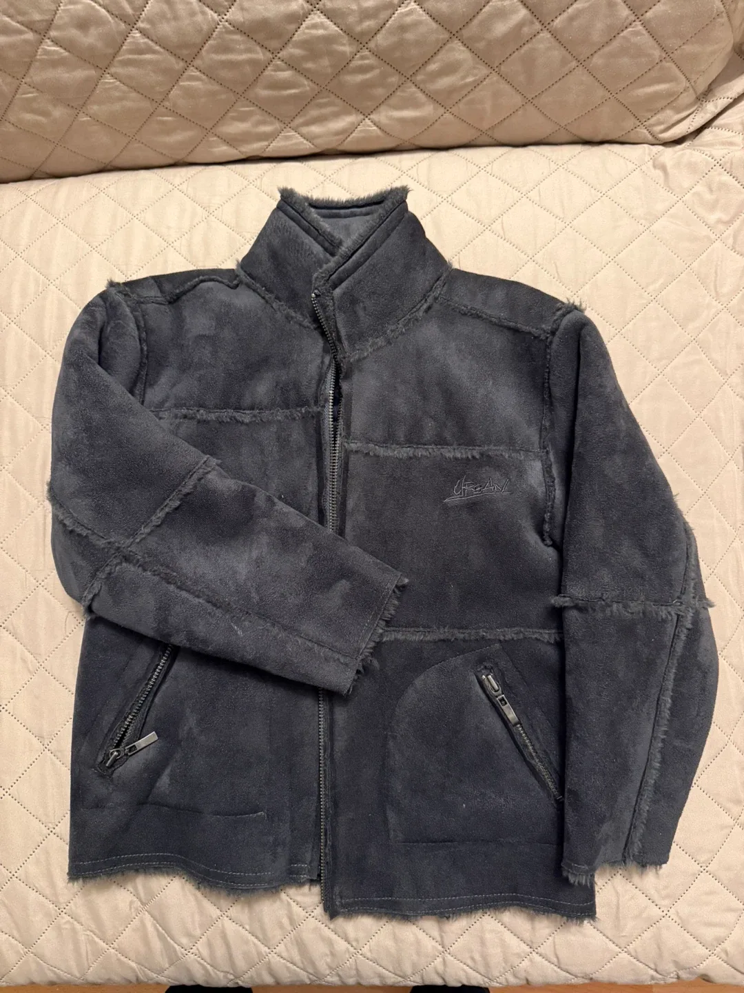 Boy’s Grey Suede Jacket-size 5