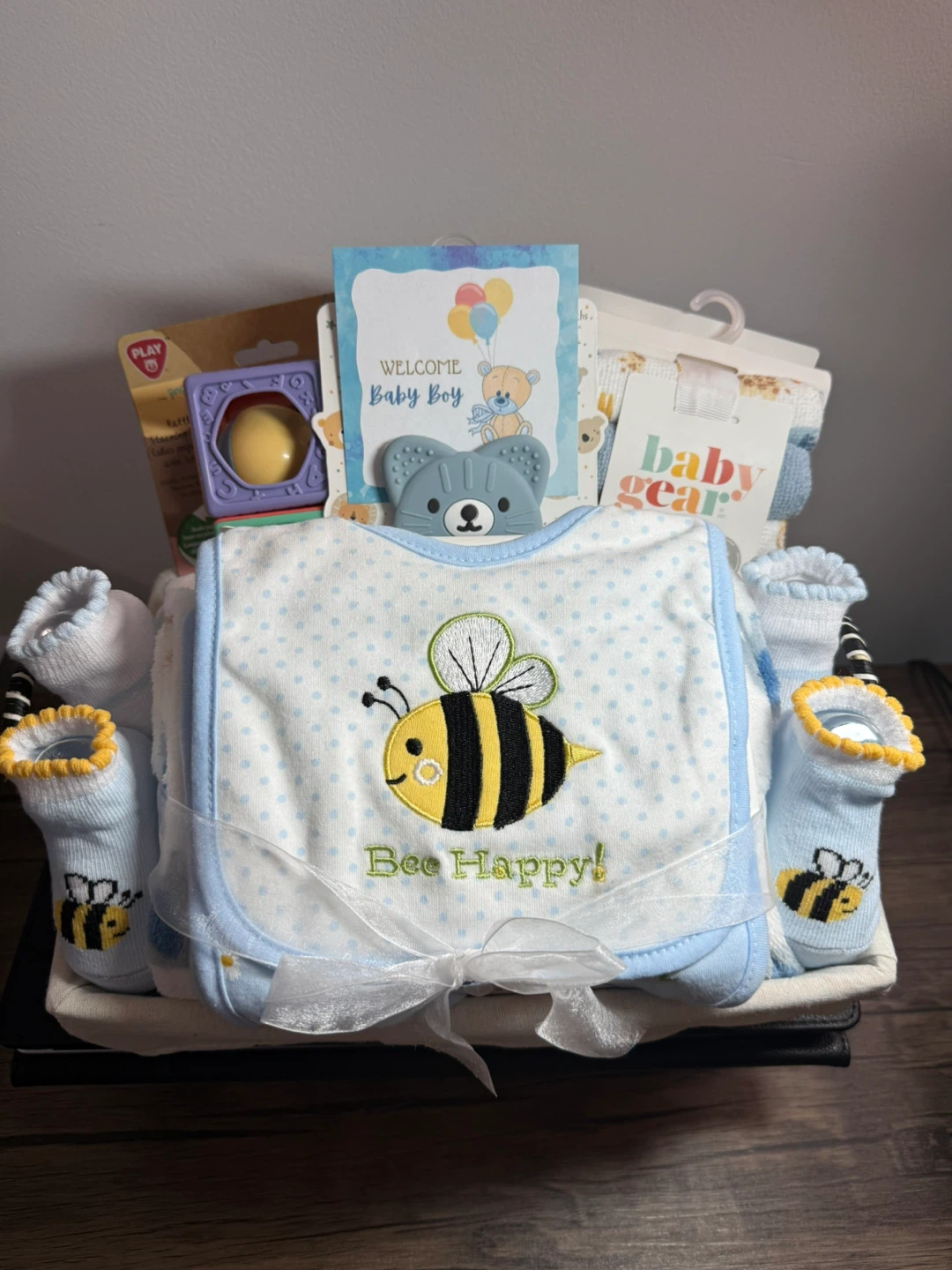 BABY BOY GIFT BASKET