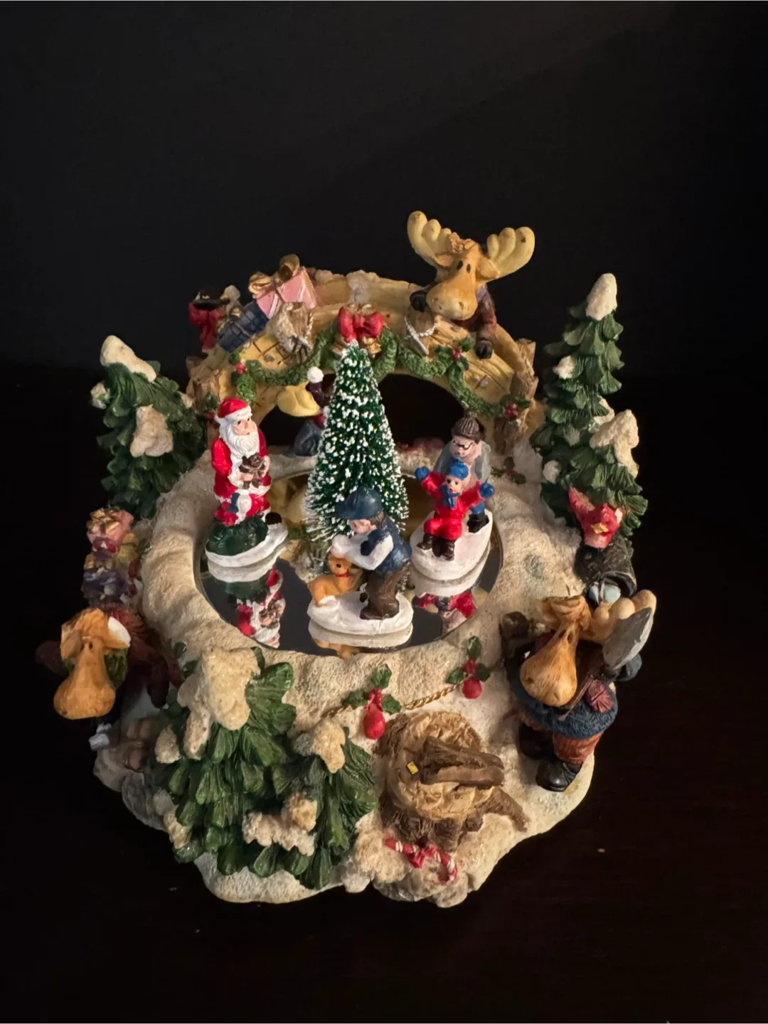 Christmas Animated Musical Figurine