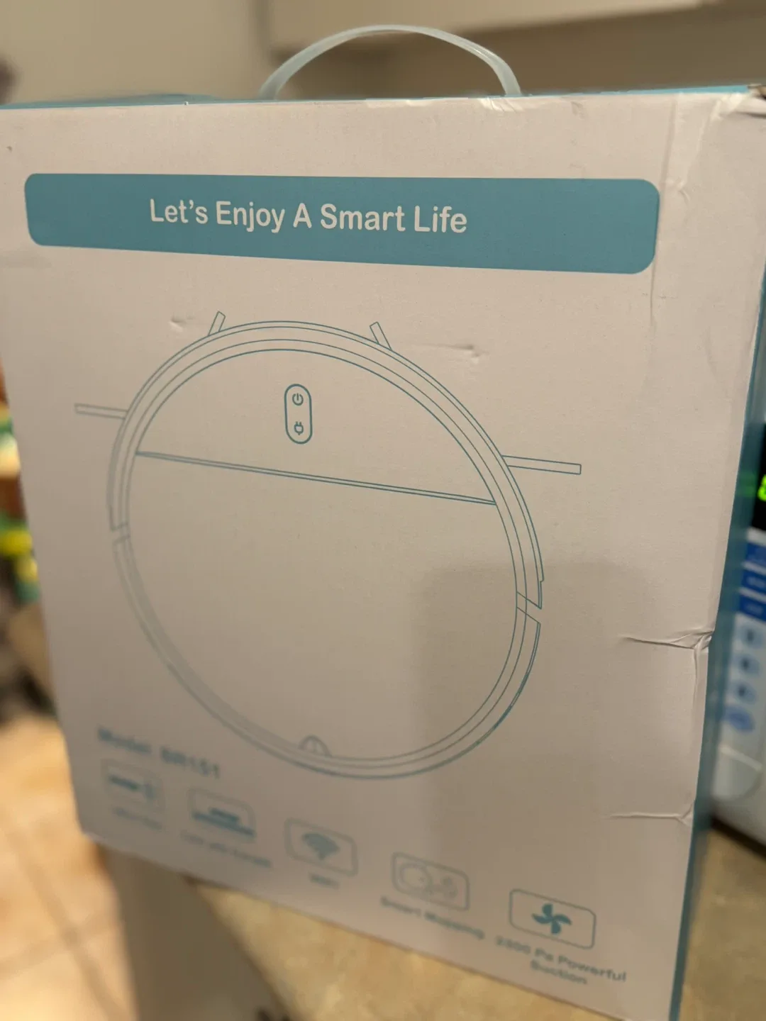 Let's Enjoy A Smart Life BR151 Robot Vacuum - New!