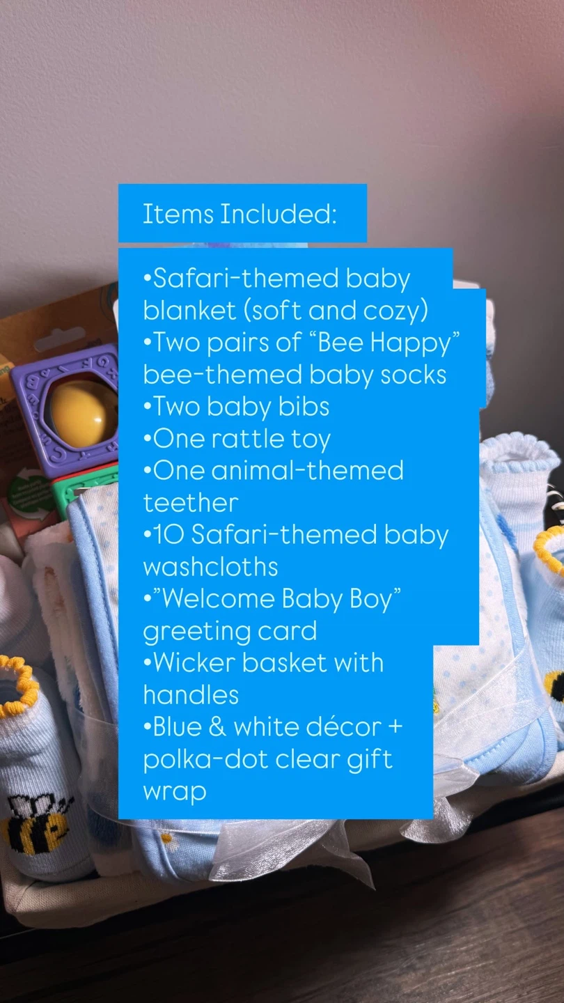 BABY BOY GIFT BASKET - photo 4