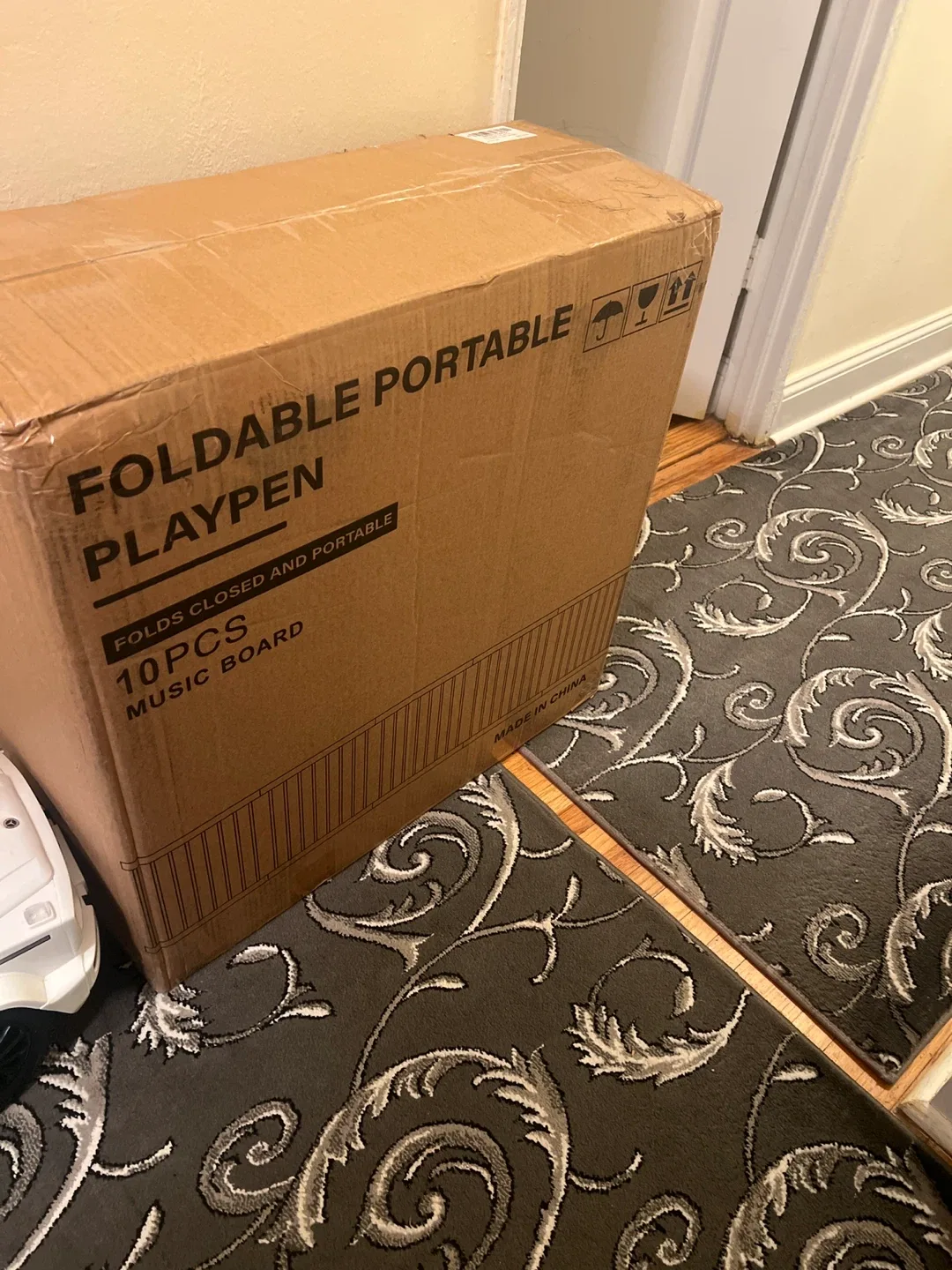 Foldable Portable Playpen 57x85x24 Inch image indicator(2)