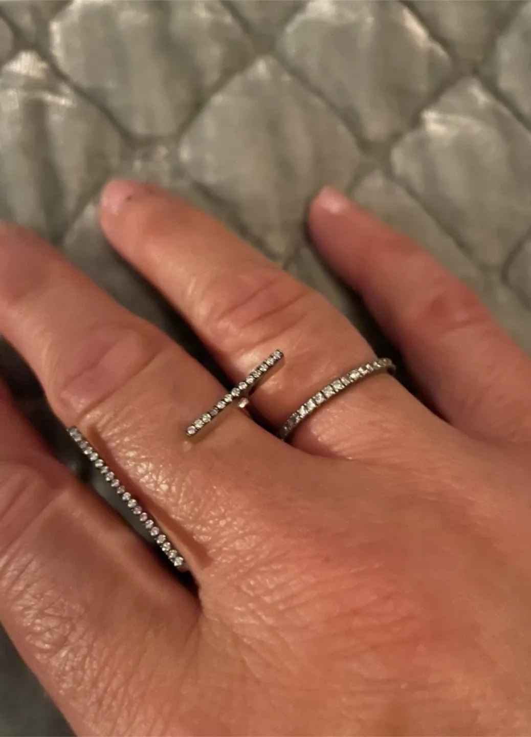 Selin Kent Francoise Ring White Gold & Diamonds image indicator(6)