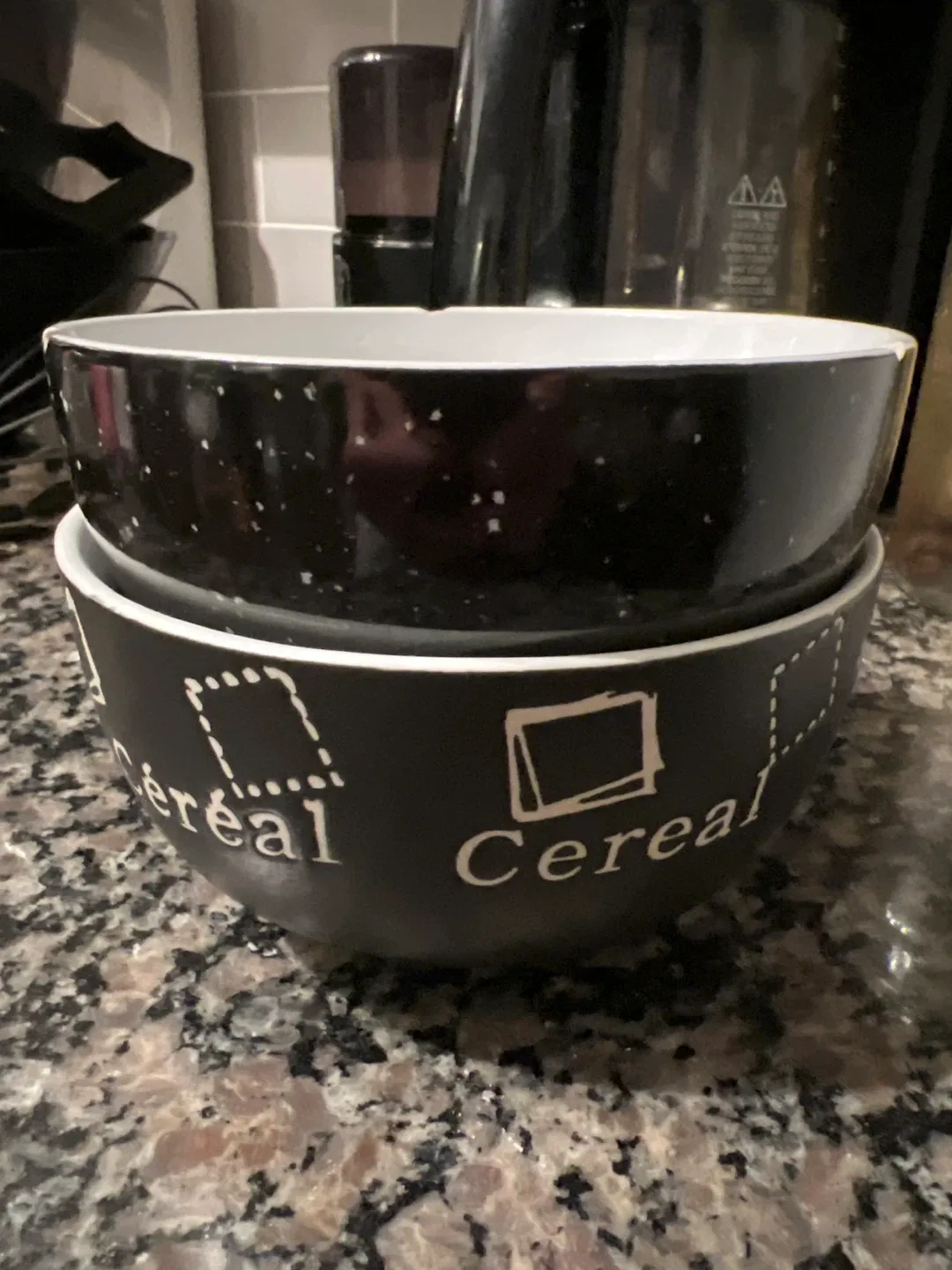 Cereal Bowls - Black