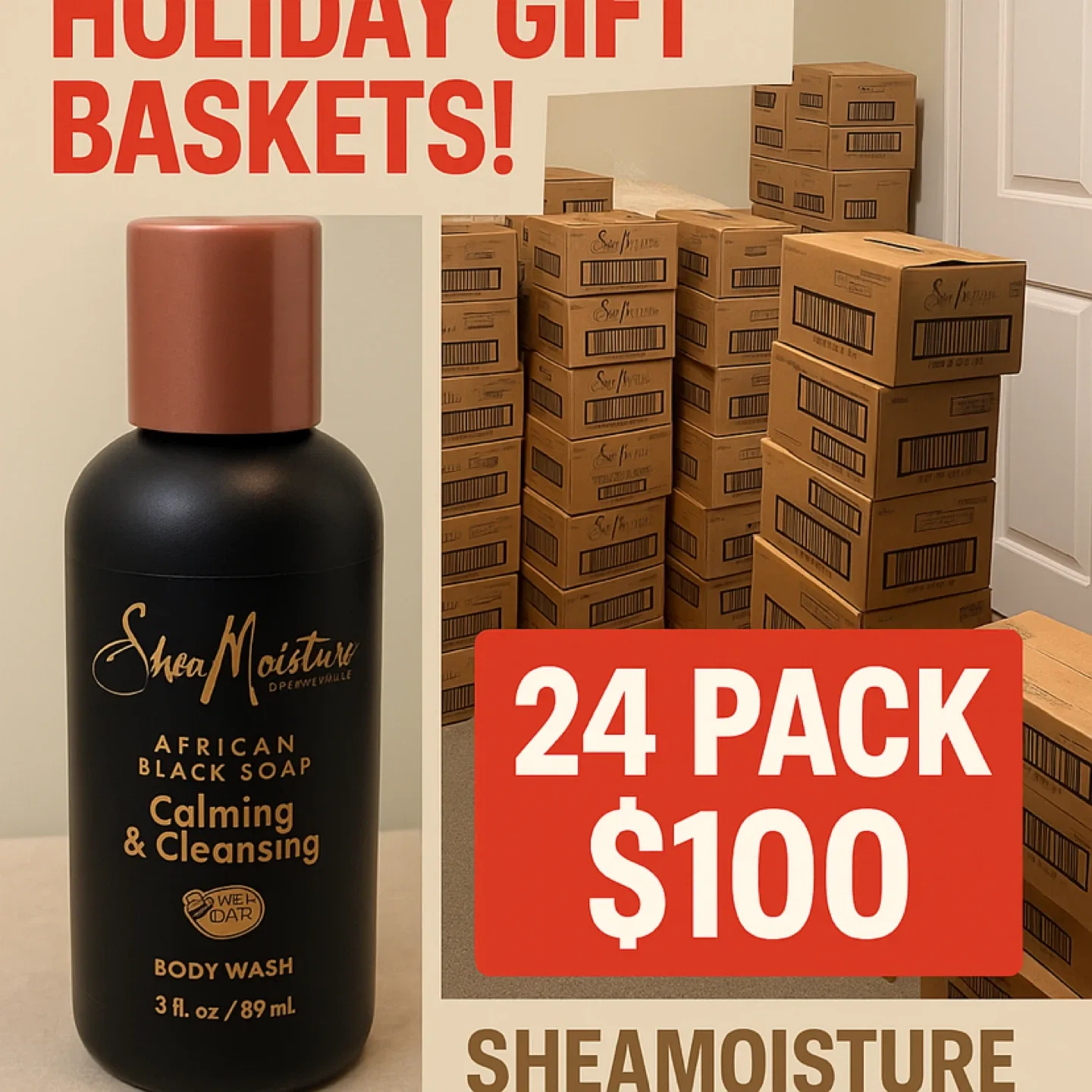 Shea Moisture African Black Soap Body Wash