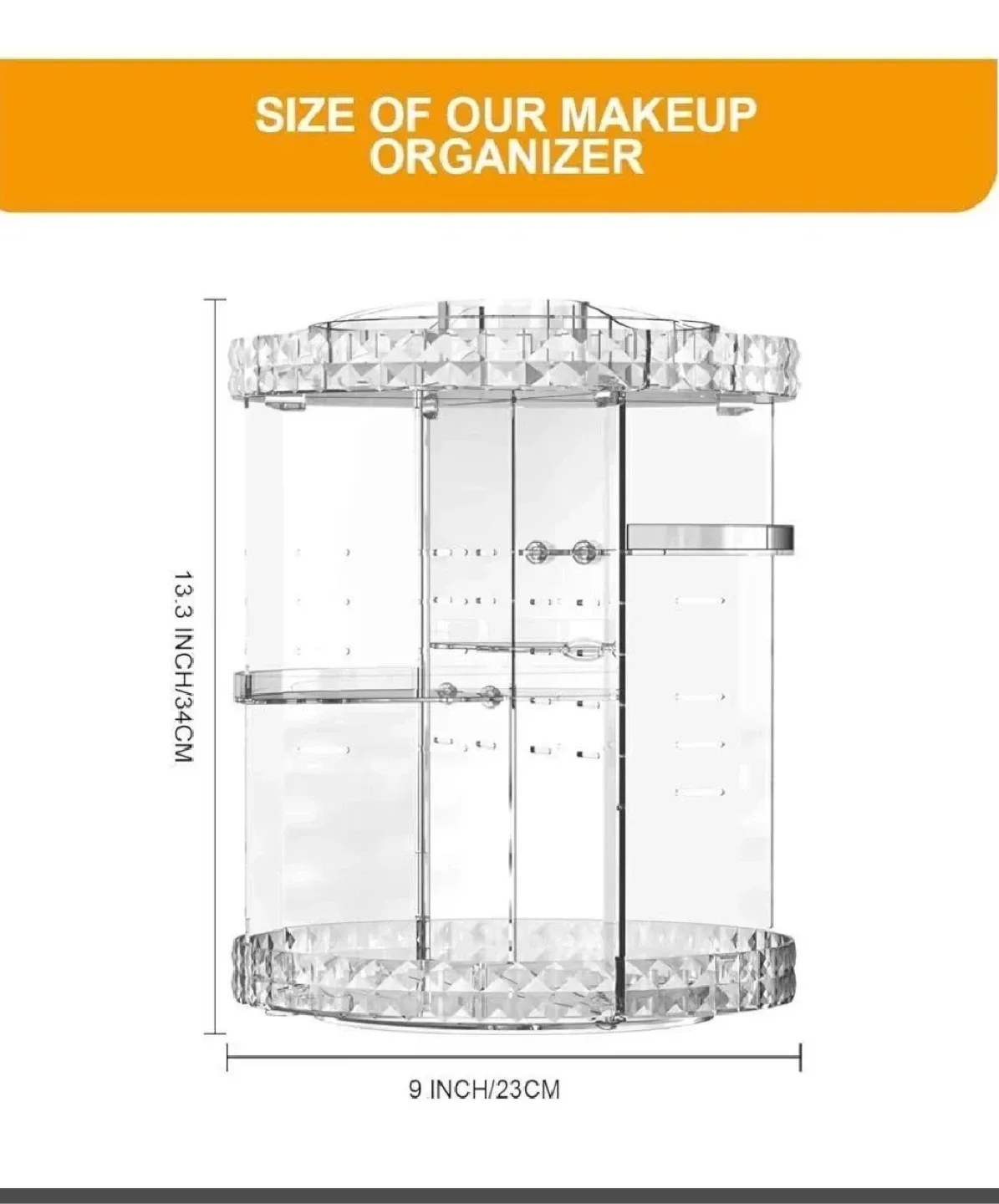 MISERWE Makeup Organizer - Damaged image indicator(8)