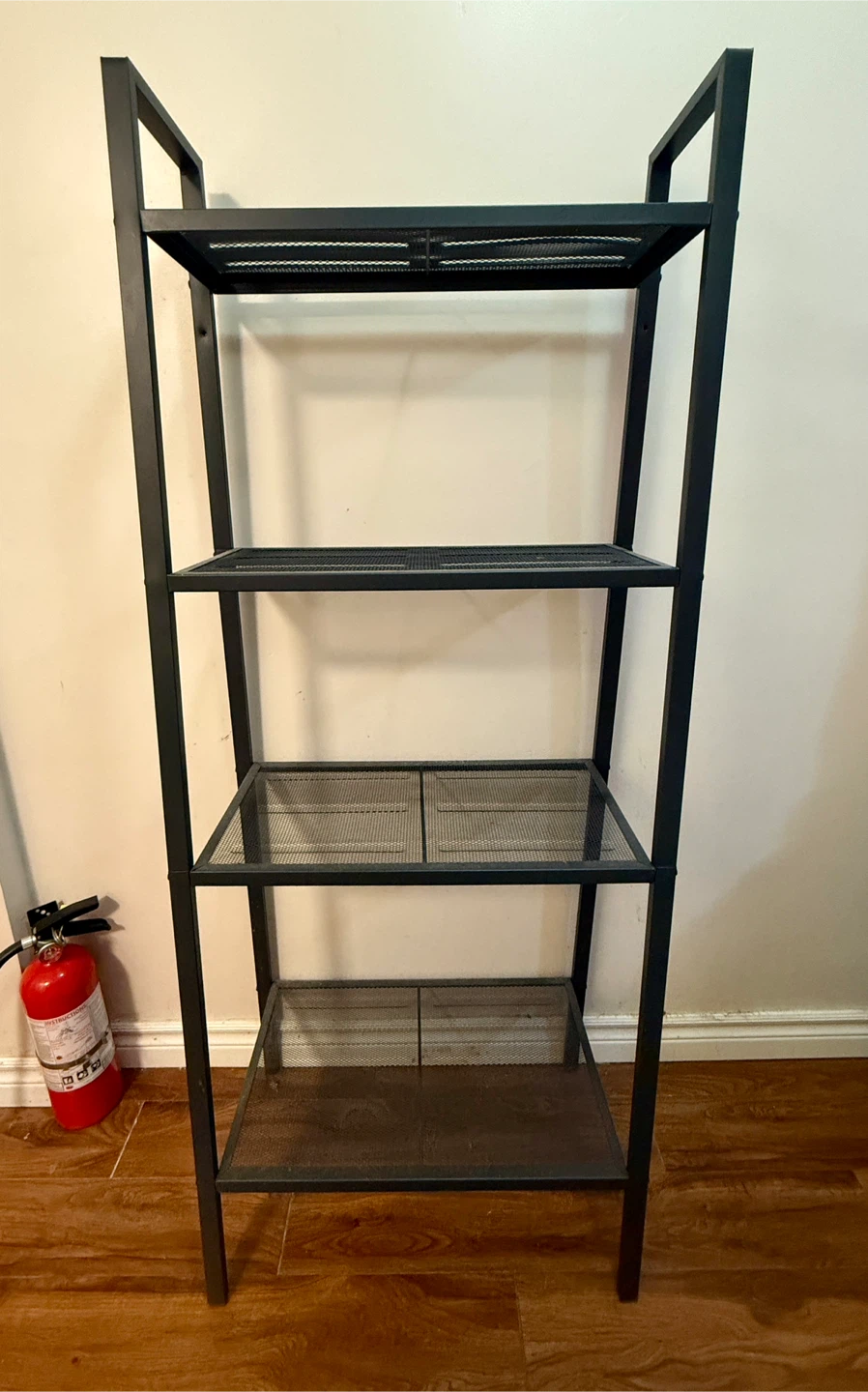 Black Metal Ladder Shelf