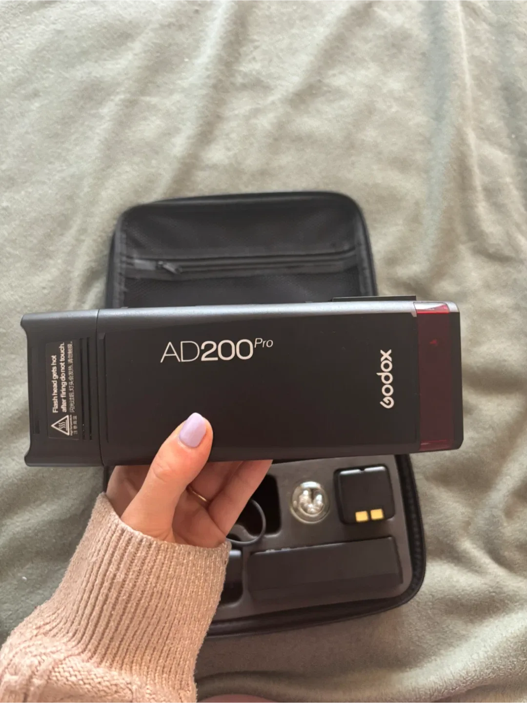 Godox AD200 Pro, 8ft Lignt Stand with S-Bracket