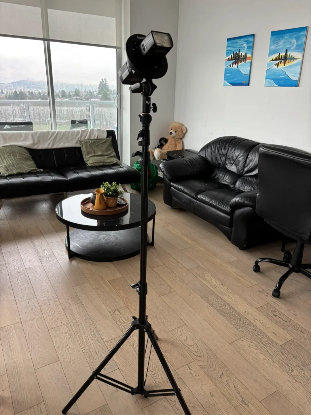 Godox AD200 Pro, 8ft Lignt Stand with S-Bracket image indicator(7)