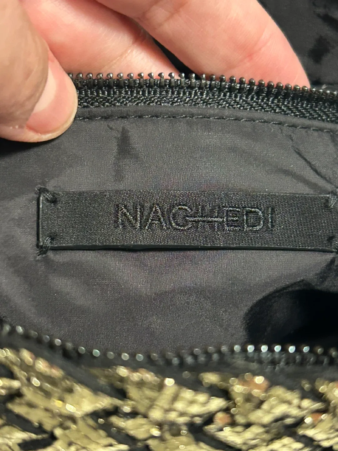 Naghedi Gold Woven Clutch image indicator(7)