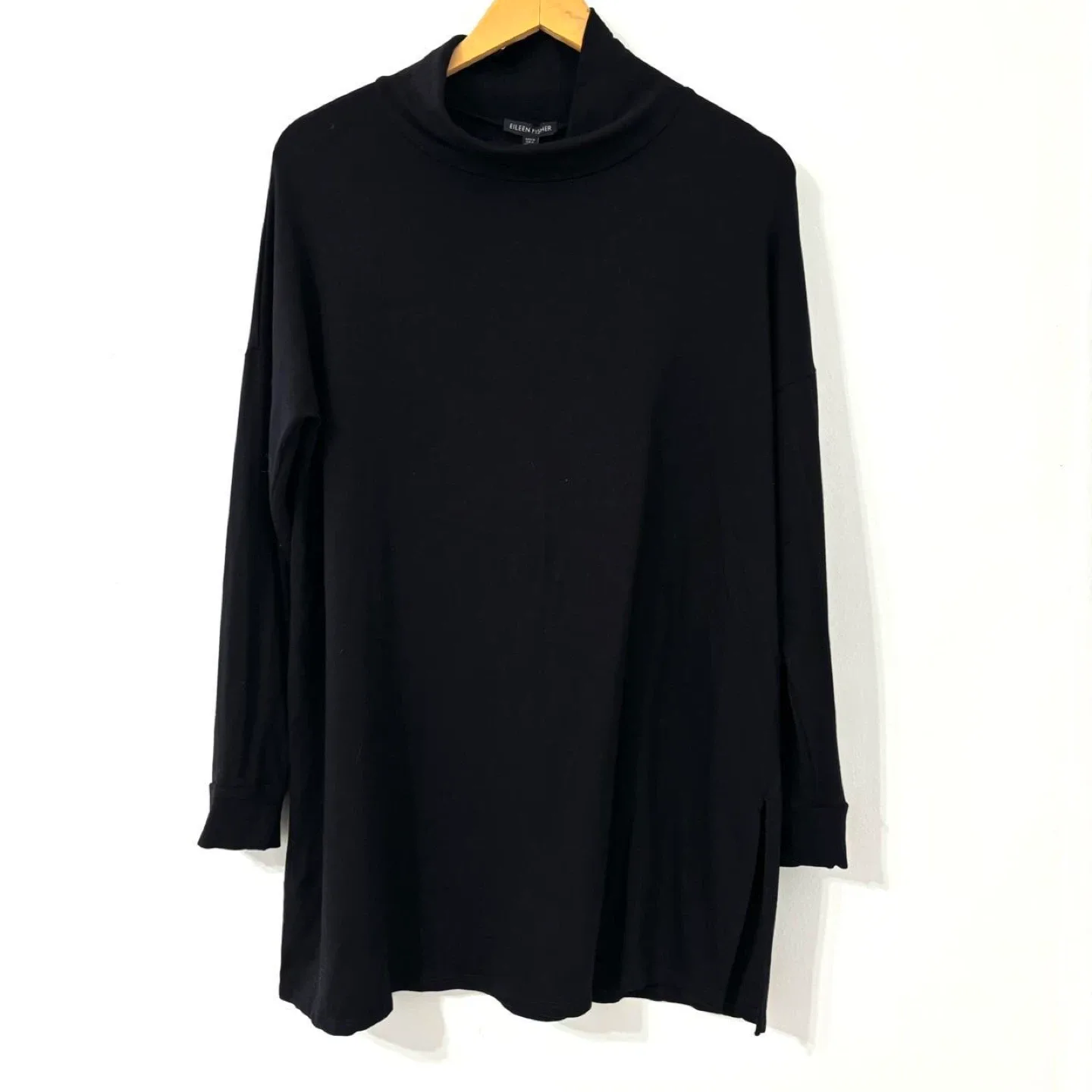 Eileen Fisher Black Tunic Top #cleanout image indicator(2)